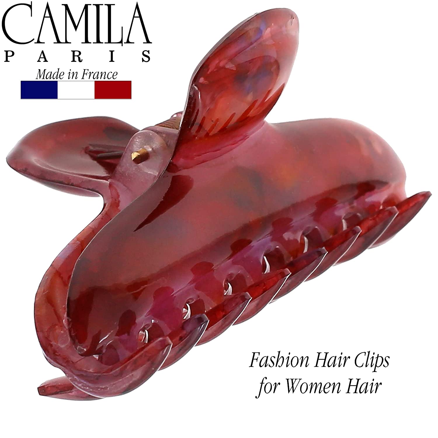 Camila Paris 4.5 Inch Victoria French hair clip cellulose acetate