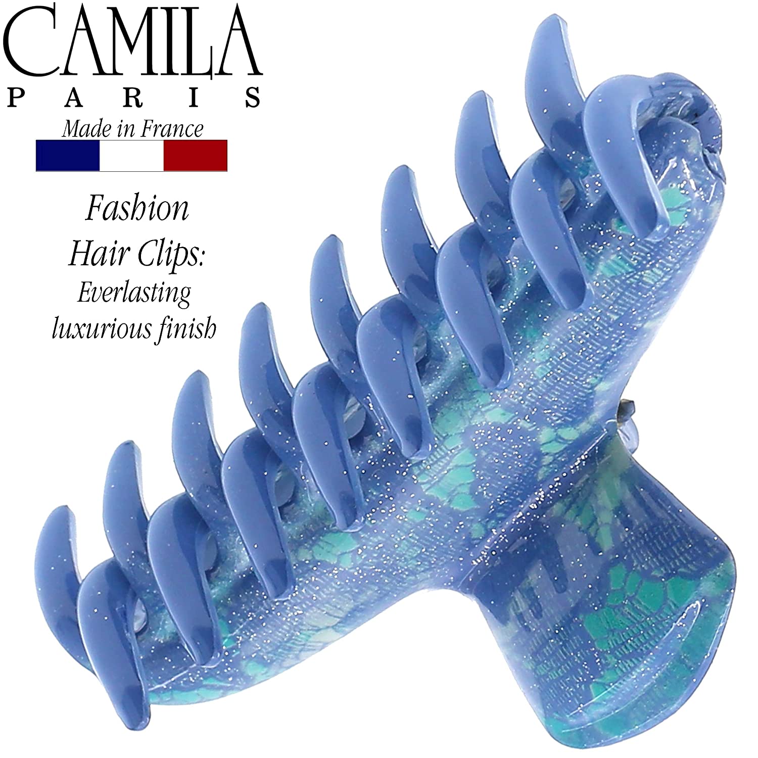 Camila Paris 2.5 Inch Victoria French hair clip cellulose acetate
