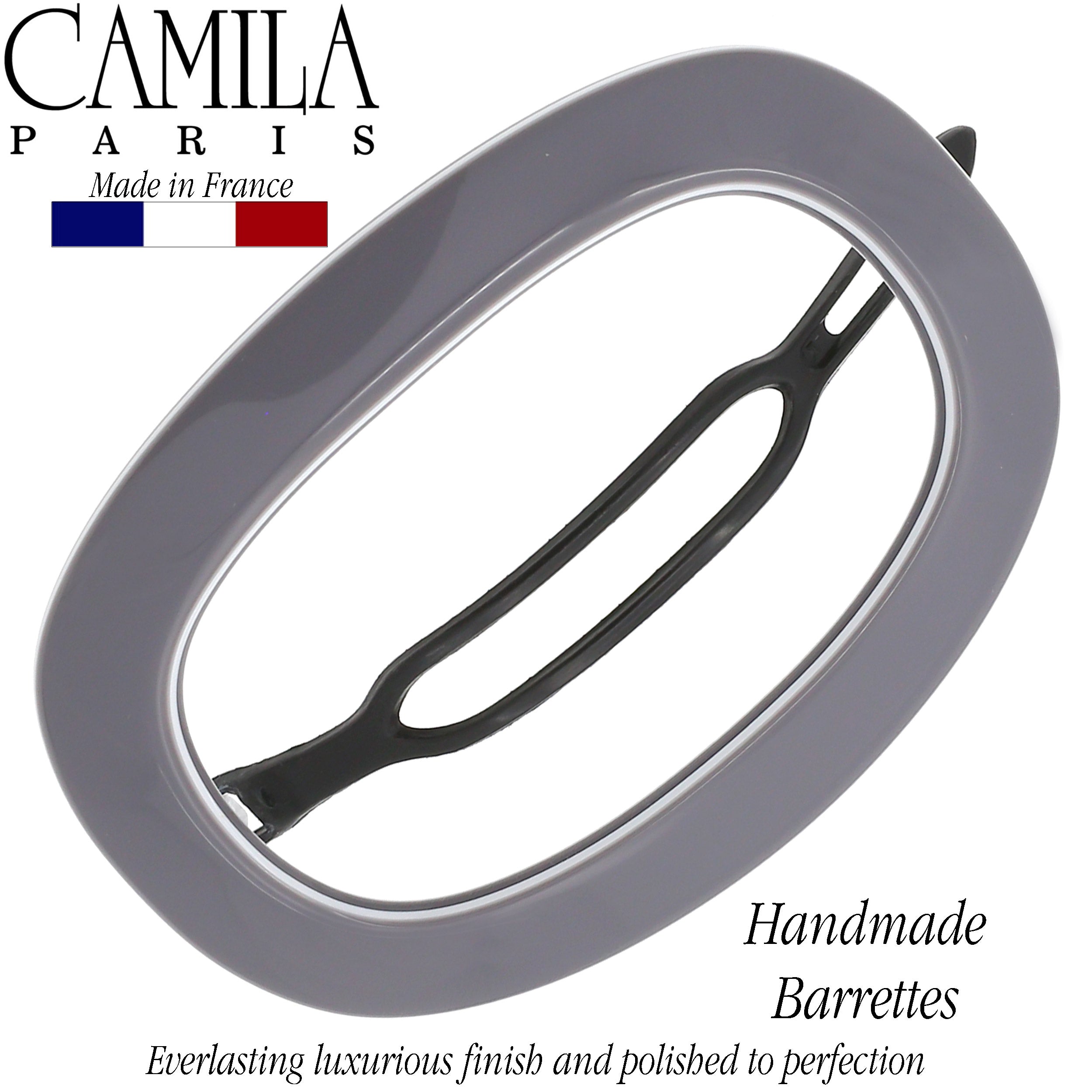 Camila Paris Metal-Free French barrette cellulose acetate handmade