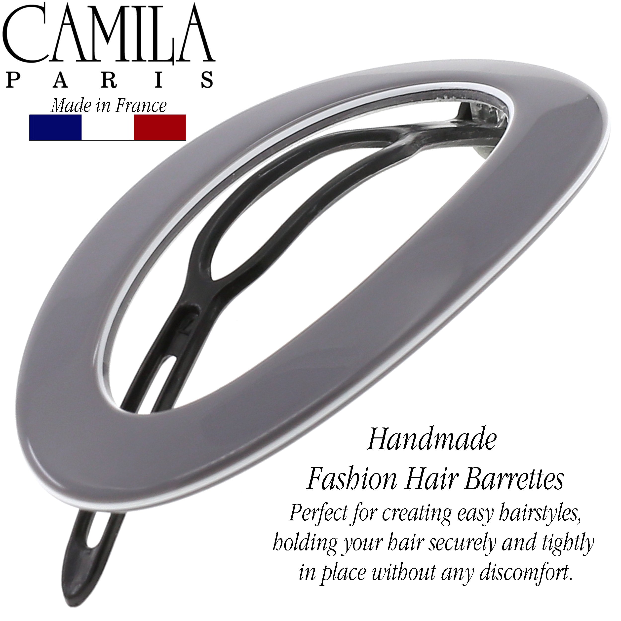 Camila Paris Metal-Free French barrette cellulose acetate handmade