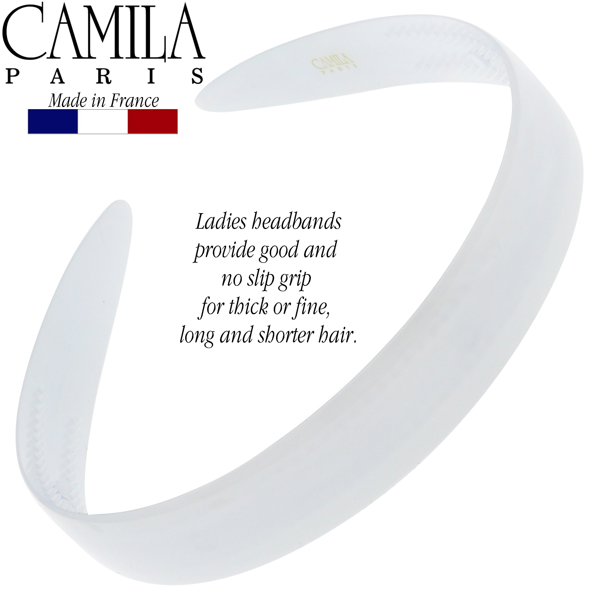 Camila Paris 0.75 inch Classic Comfort French headband cellulose acetate