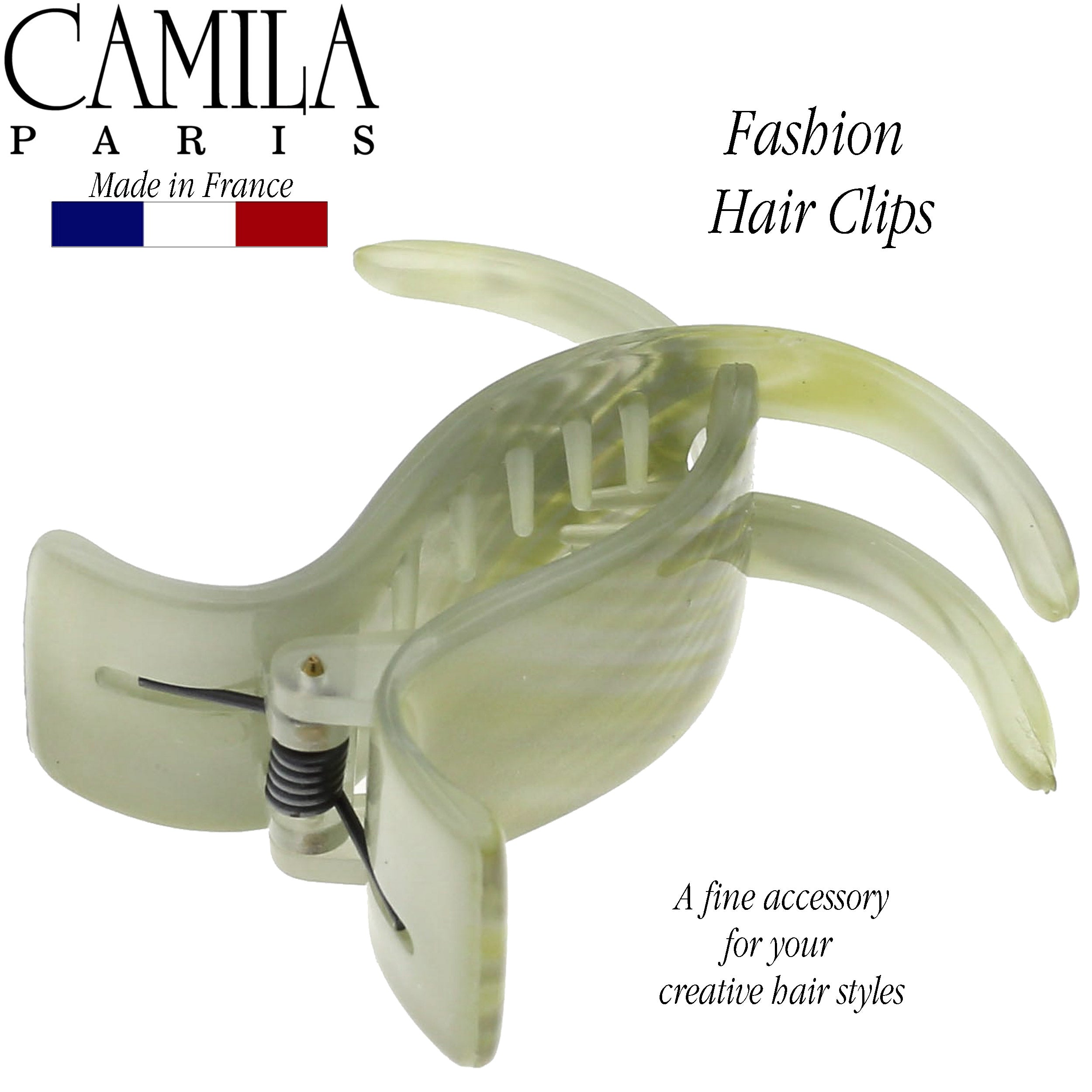 Camila Paris Lily French hair clip cellulose acetate