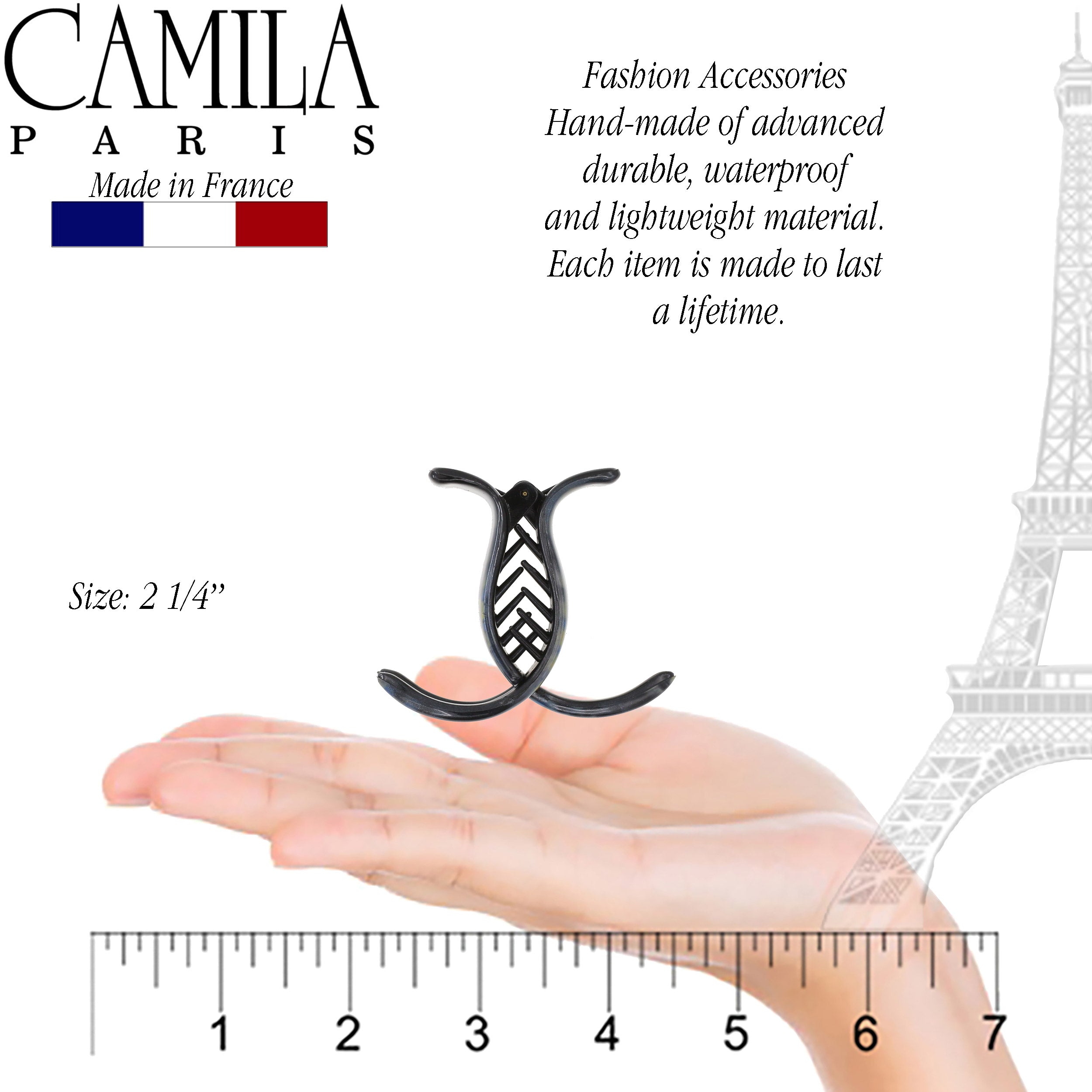 Camila Paris Lily French hair clip cellulose acetate