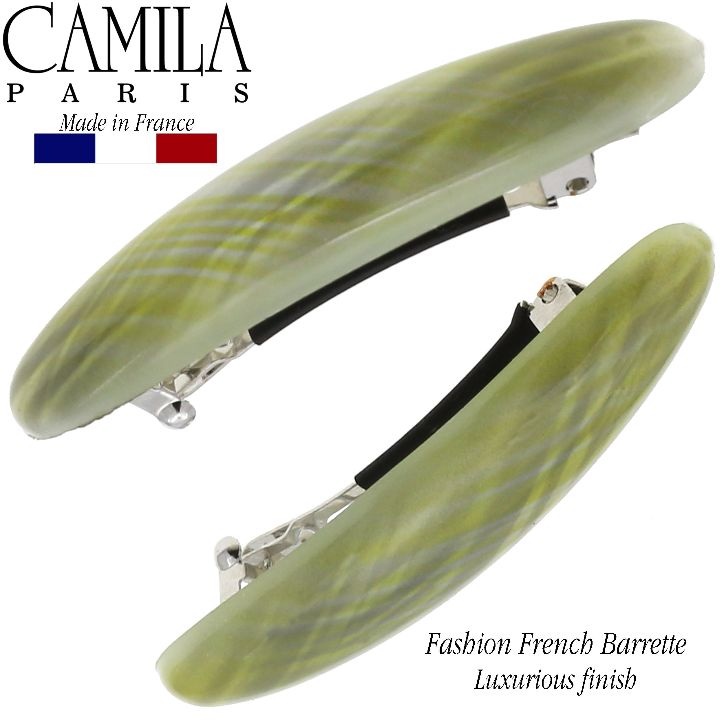 Camila Paris French barrette cellulose acetate