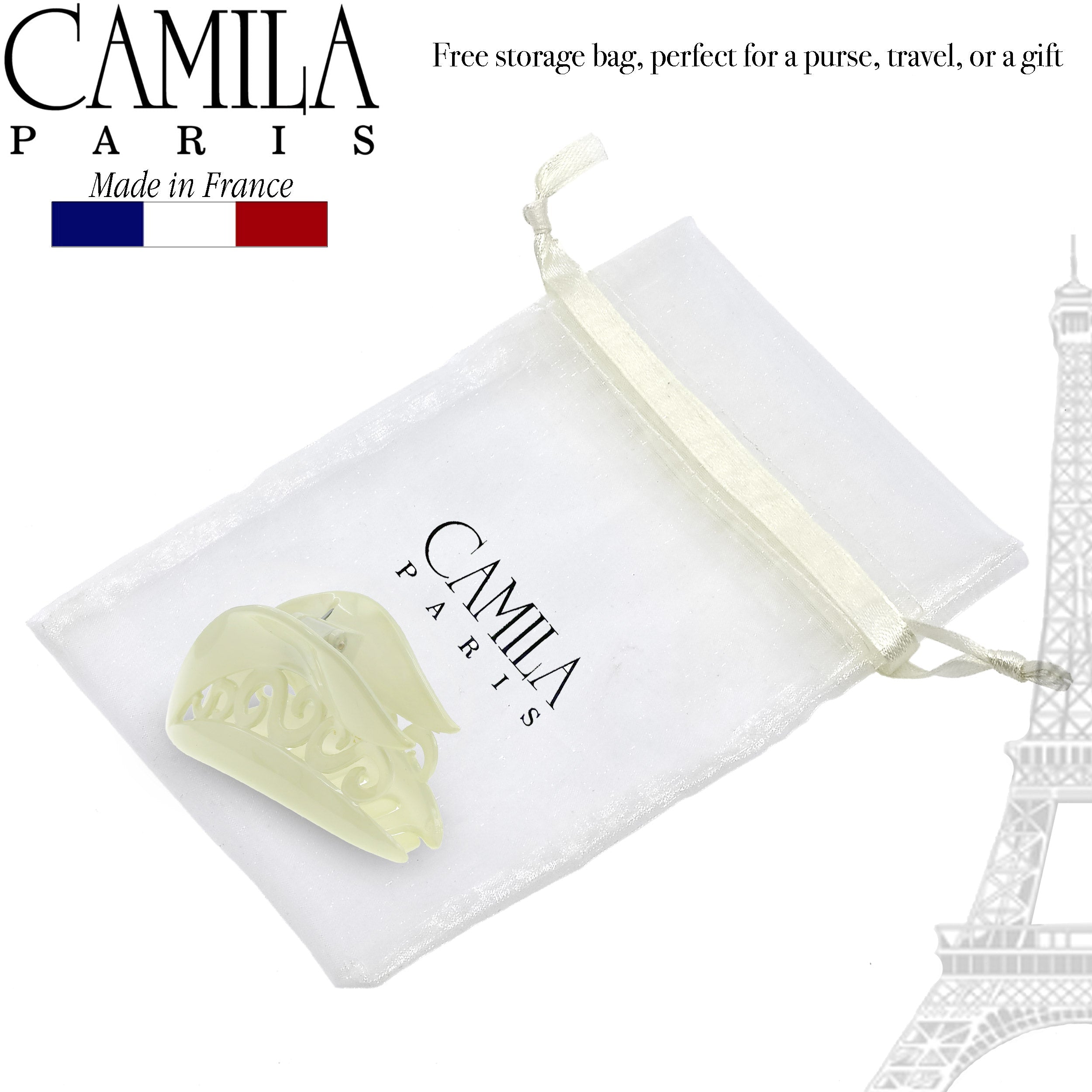 Camila Paris French hair clip cellulose acetate