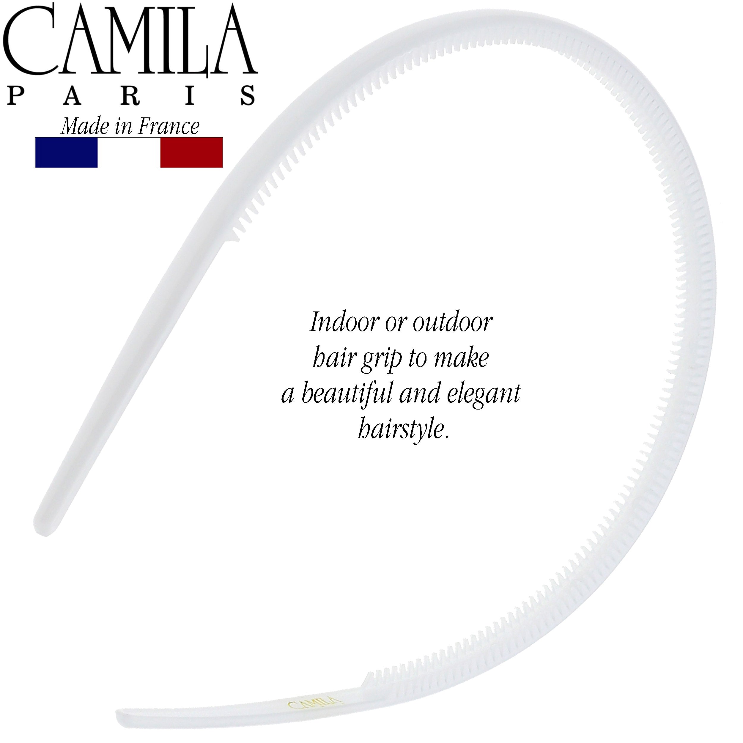 Camila Paris 0.25 inch Classic Comfort French headband cellulose acetate