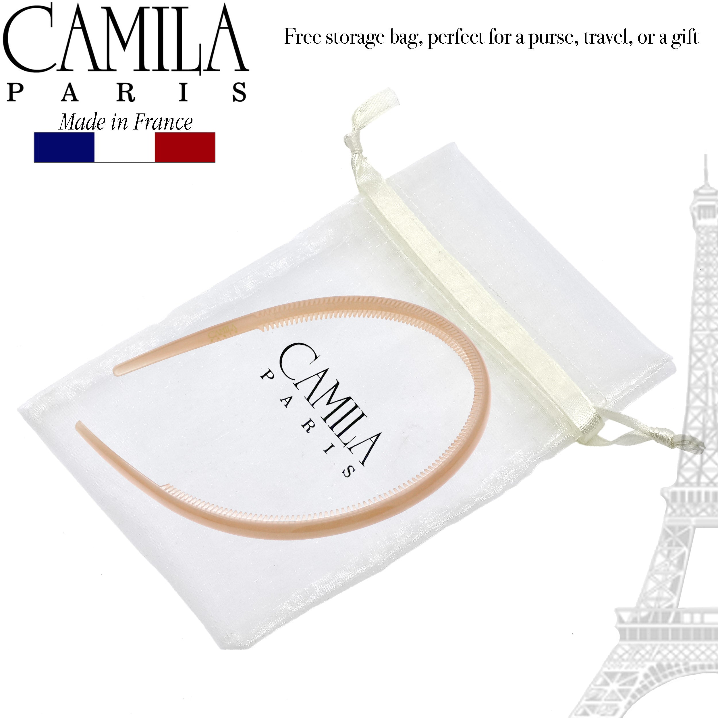 Camila Paris 0.25 inch Classic Comfort French headband cellulose acetate