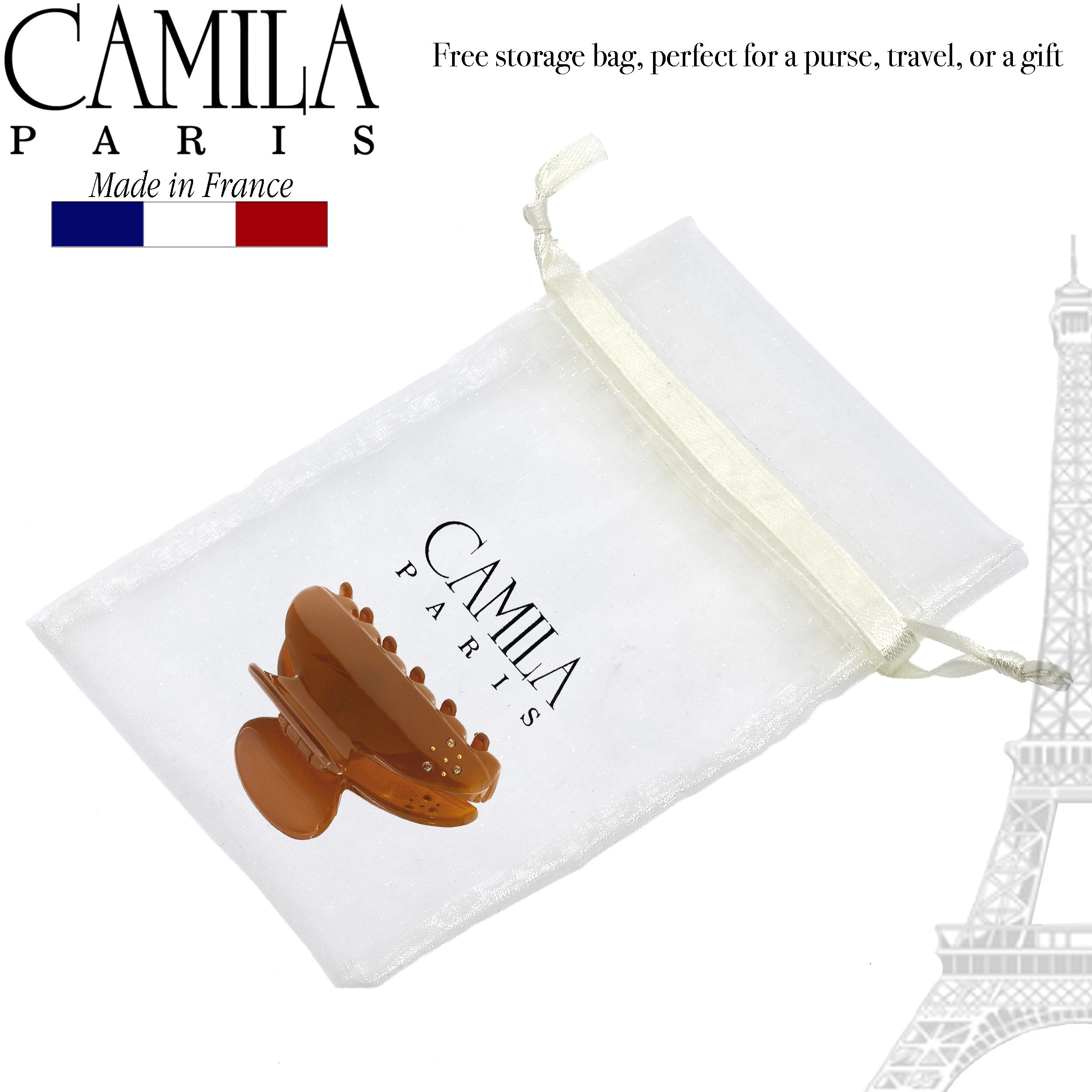 Camila Paris Cheeky French hair clip cellulose acetate
