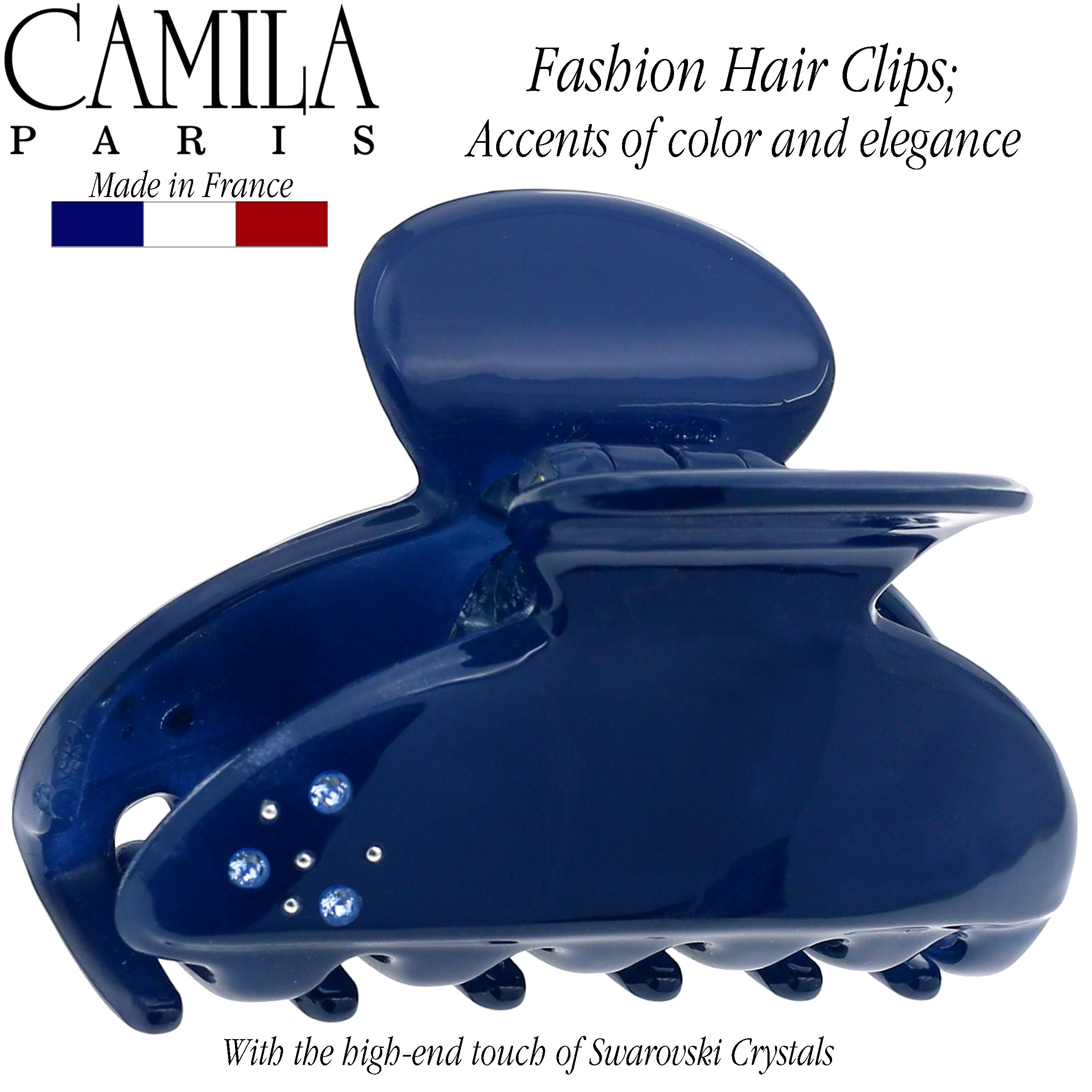 Camila Paris Cheeky French hair clip cellulose acetate