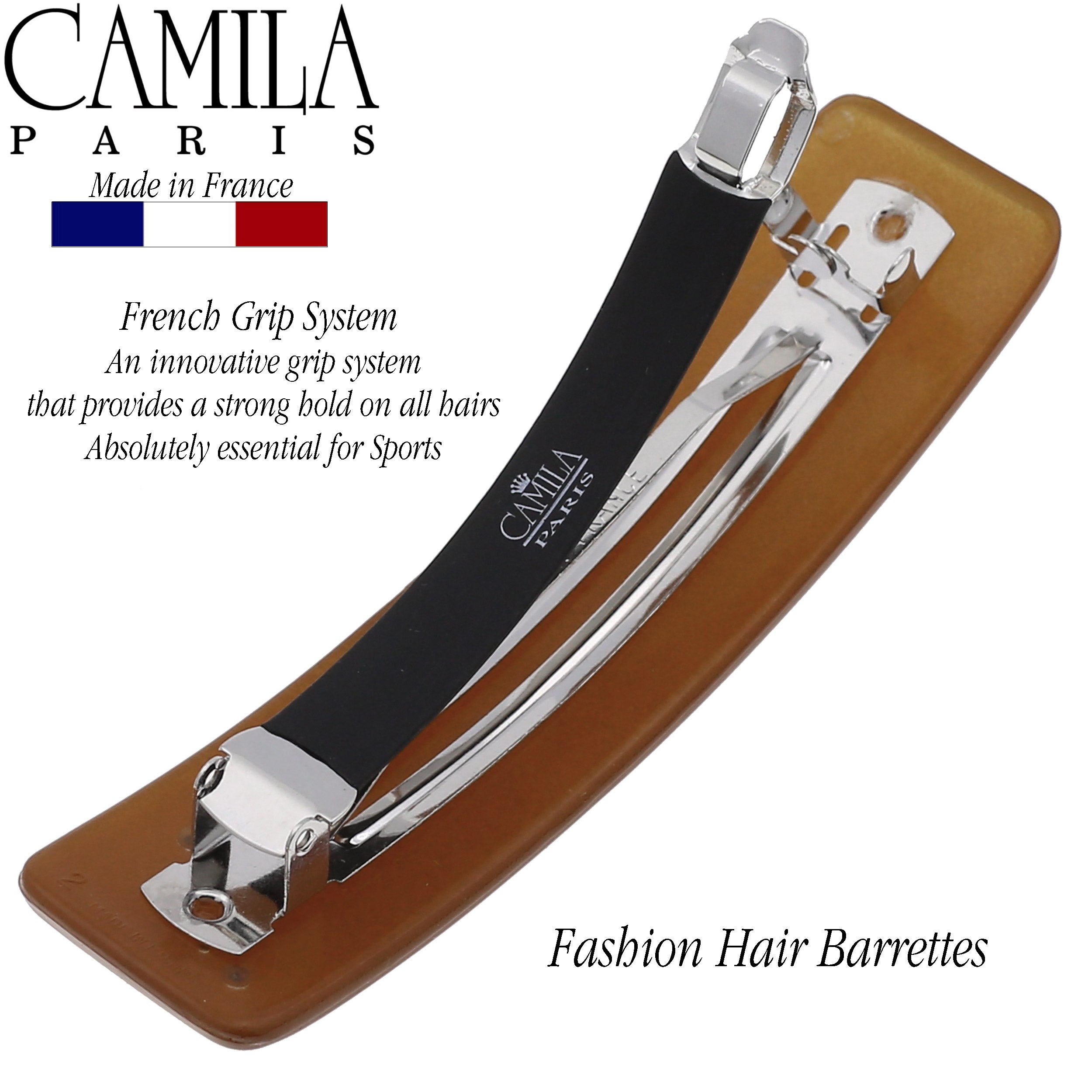 Camila Paris French barrette cellulose acetate