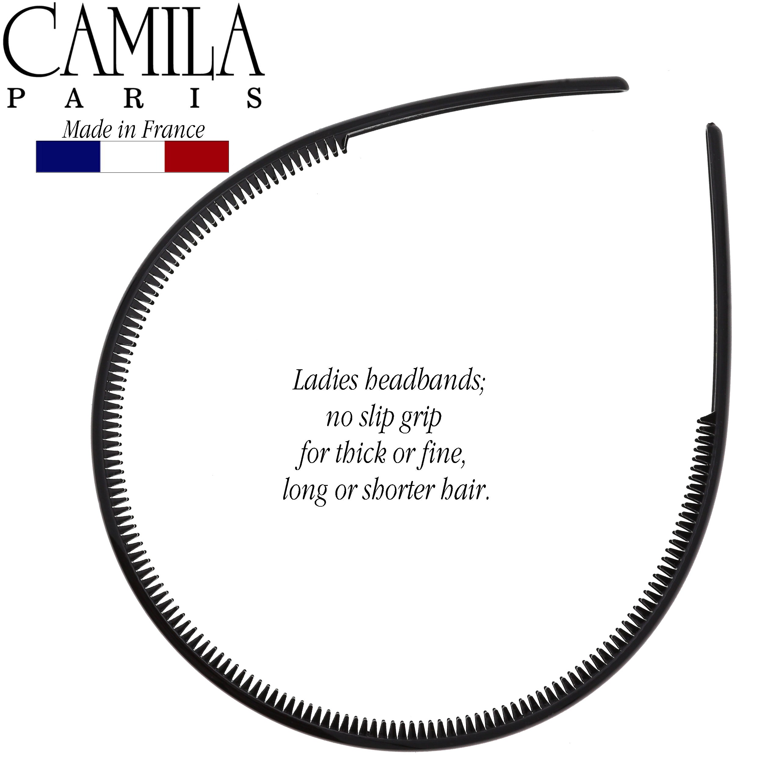 Camila Paris 0.25 inch Classic Comfort French headband cellulose acetate