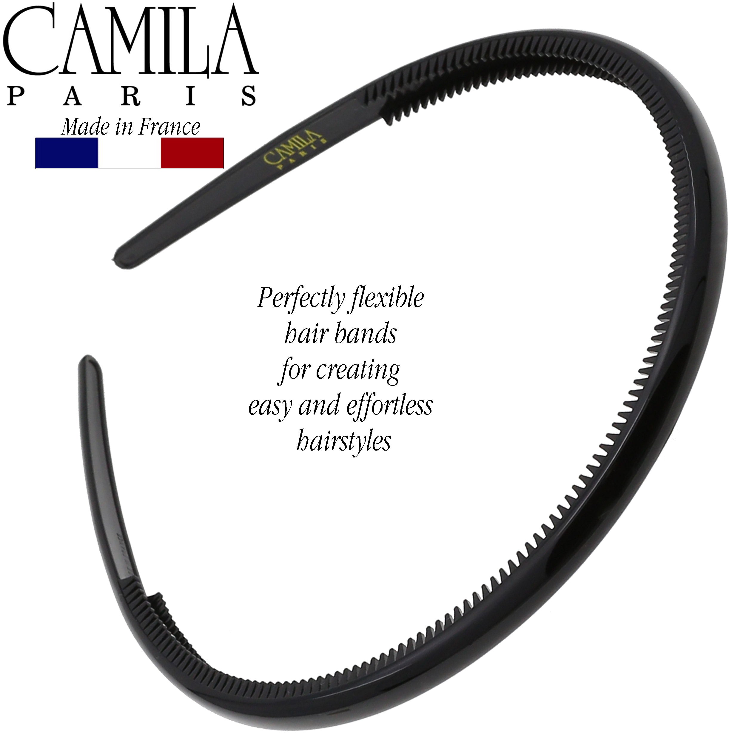 Camila Paris 0.25 inch Classic Comfort French headband cellulose acetate