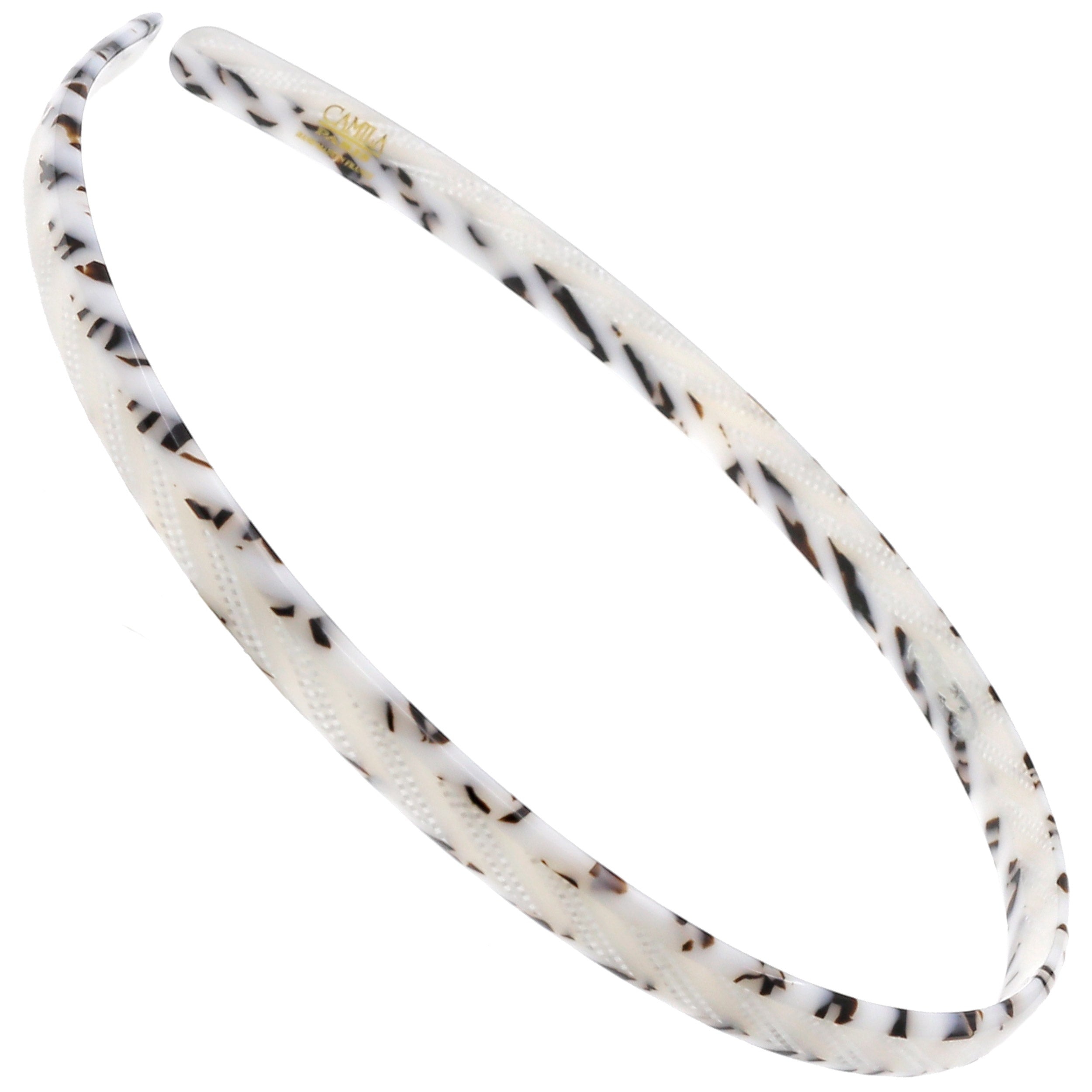 Camila Paris 0.25 inch Classic Flat French headband cellulose acetate