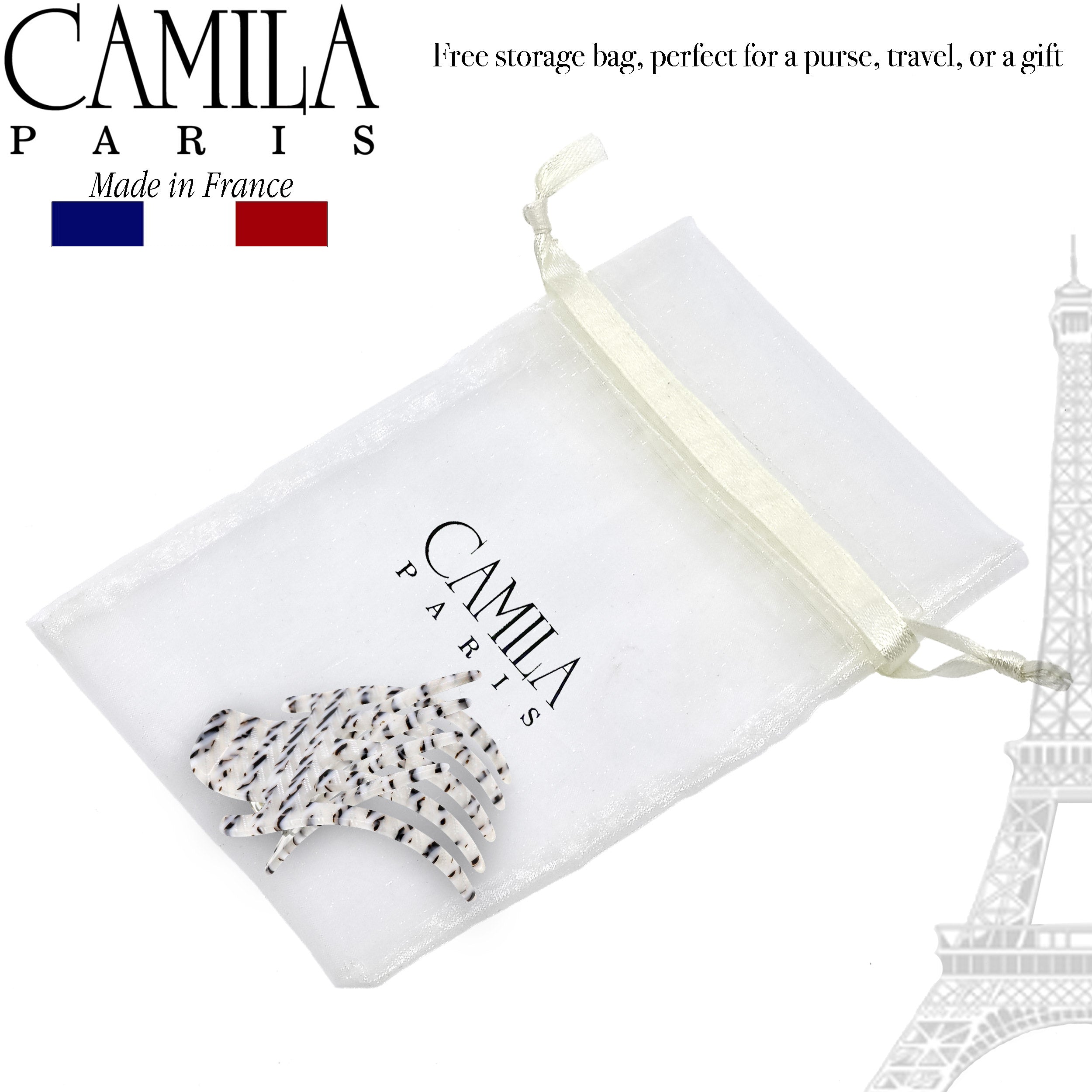 Camila Paris Mimi French hair clip cellulose acetate