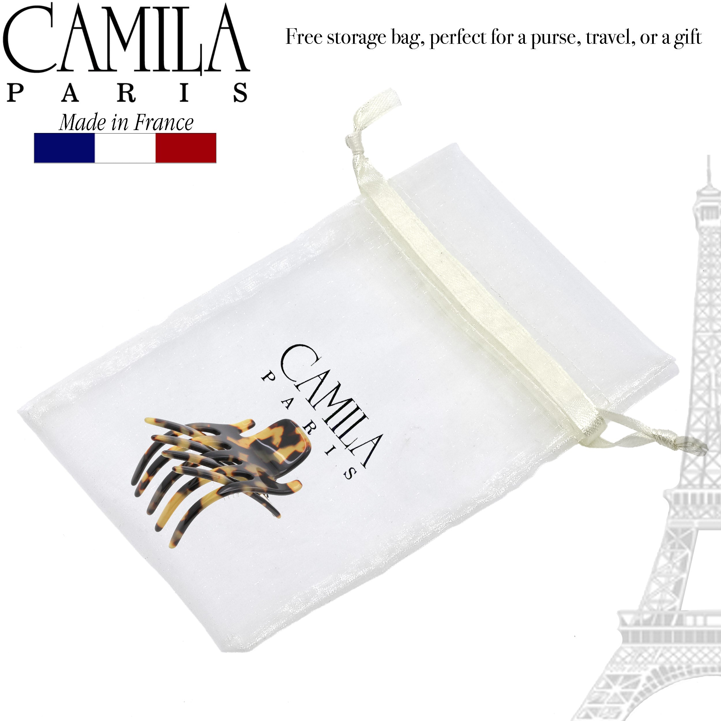 Camila Paris Mimi French hair clip cellulose acetate