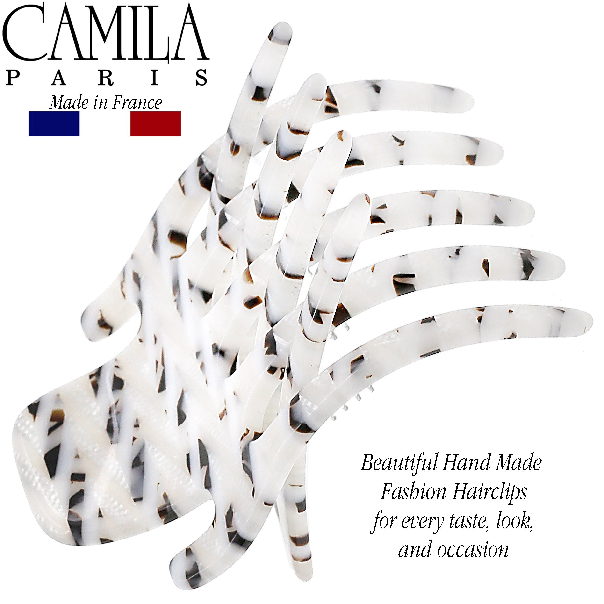 Camila Paris Mimi French hair clip cellulose acetate