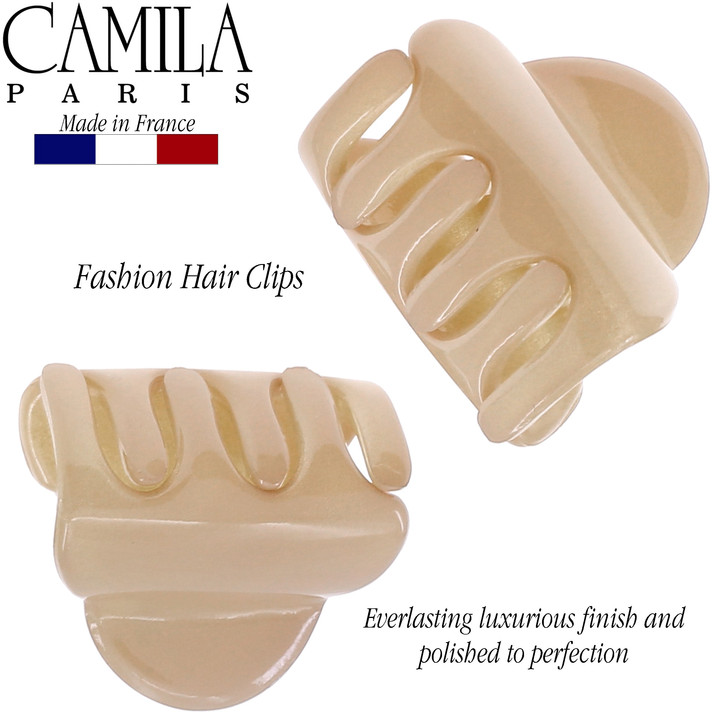 Camila Paris French hair clip cellulose acetate