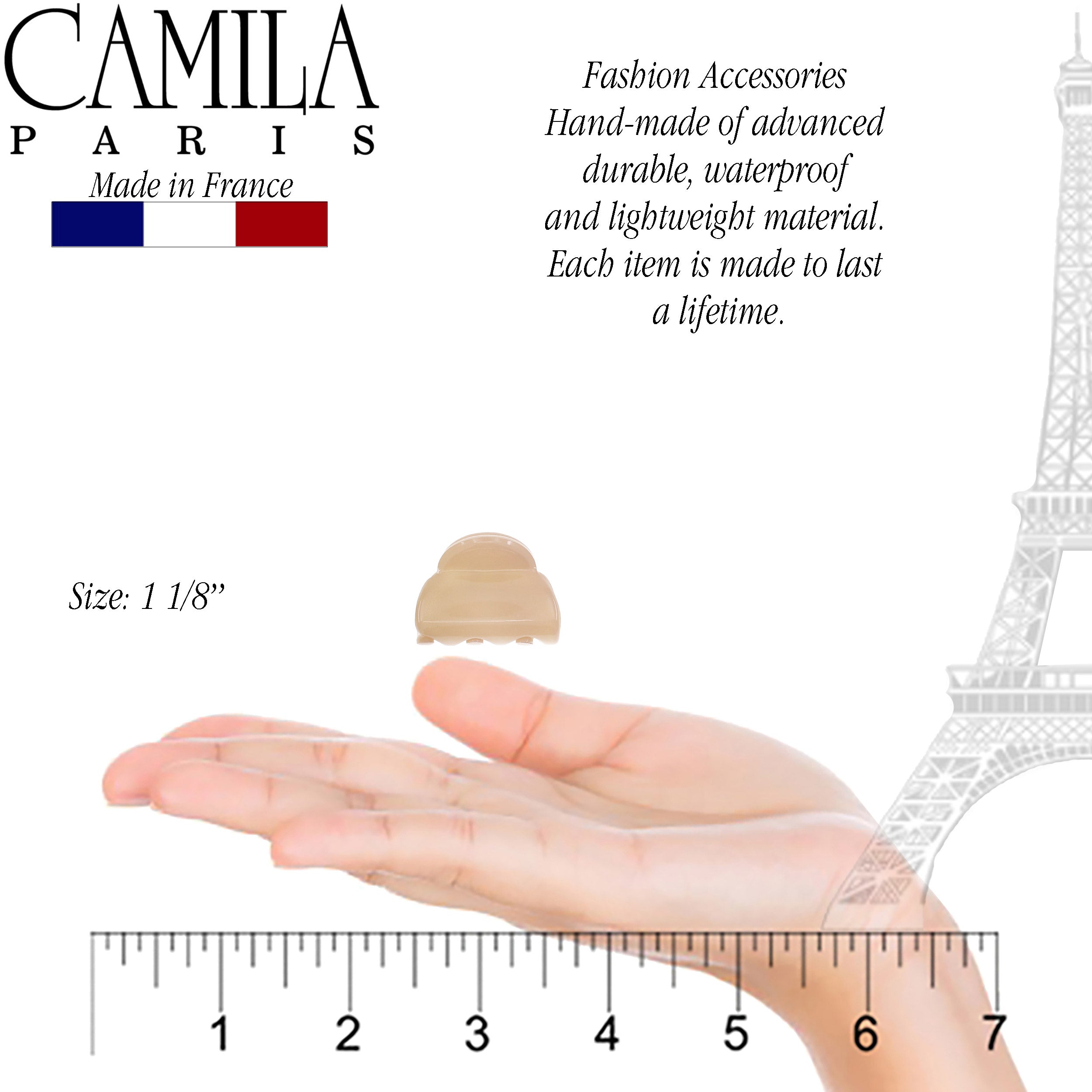 Camila Paris French hair clip cellulose acetate