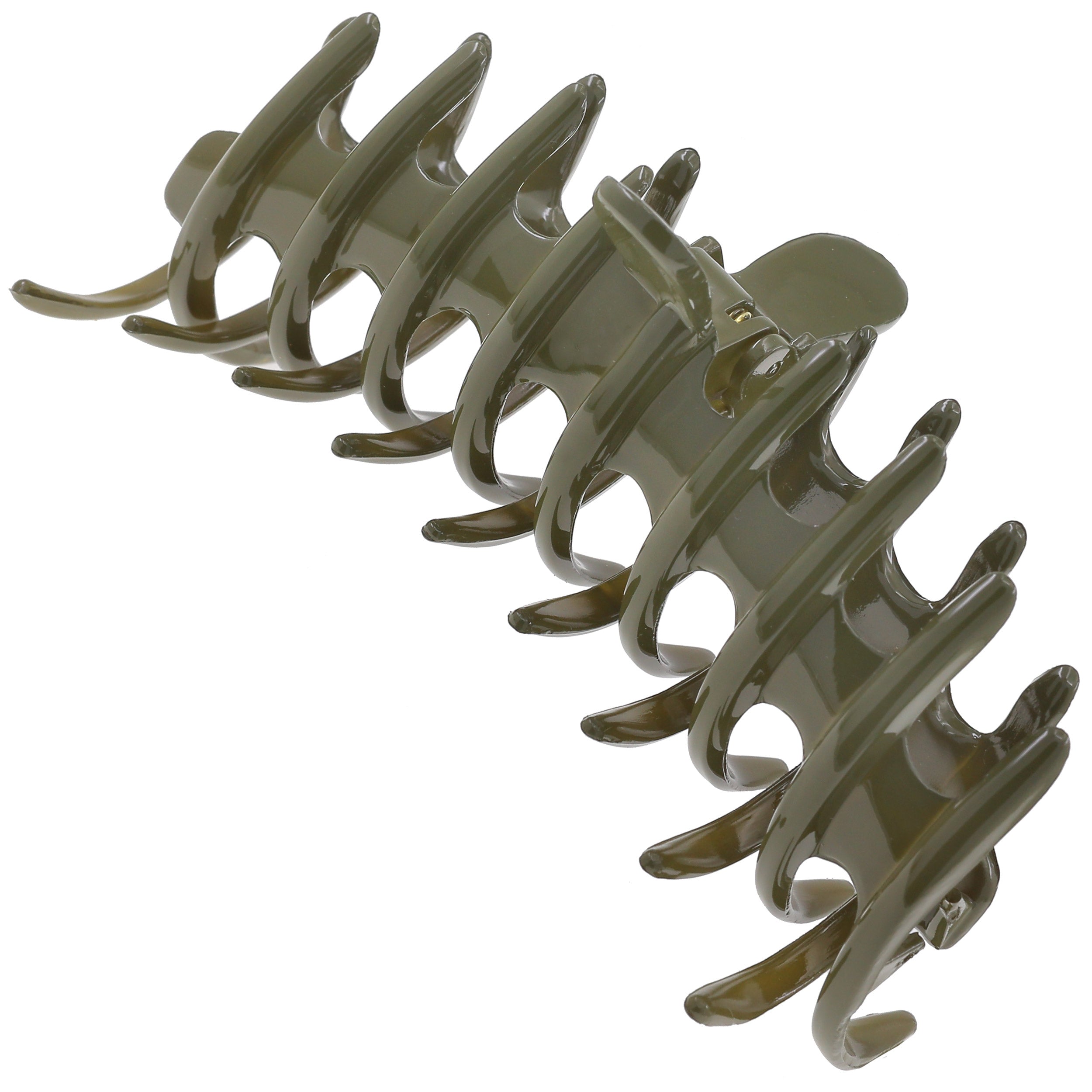 Camila Paris Coral French hair clip cellulose acetate