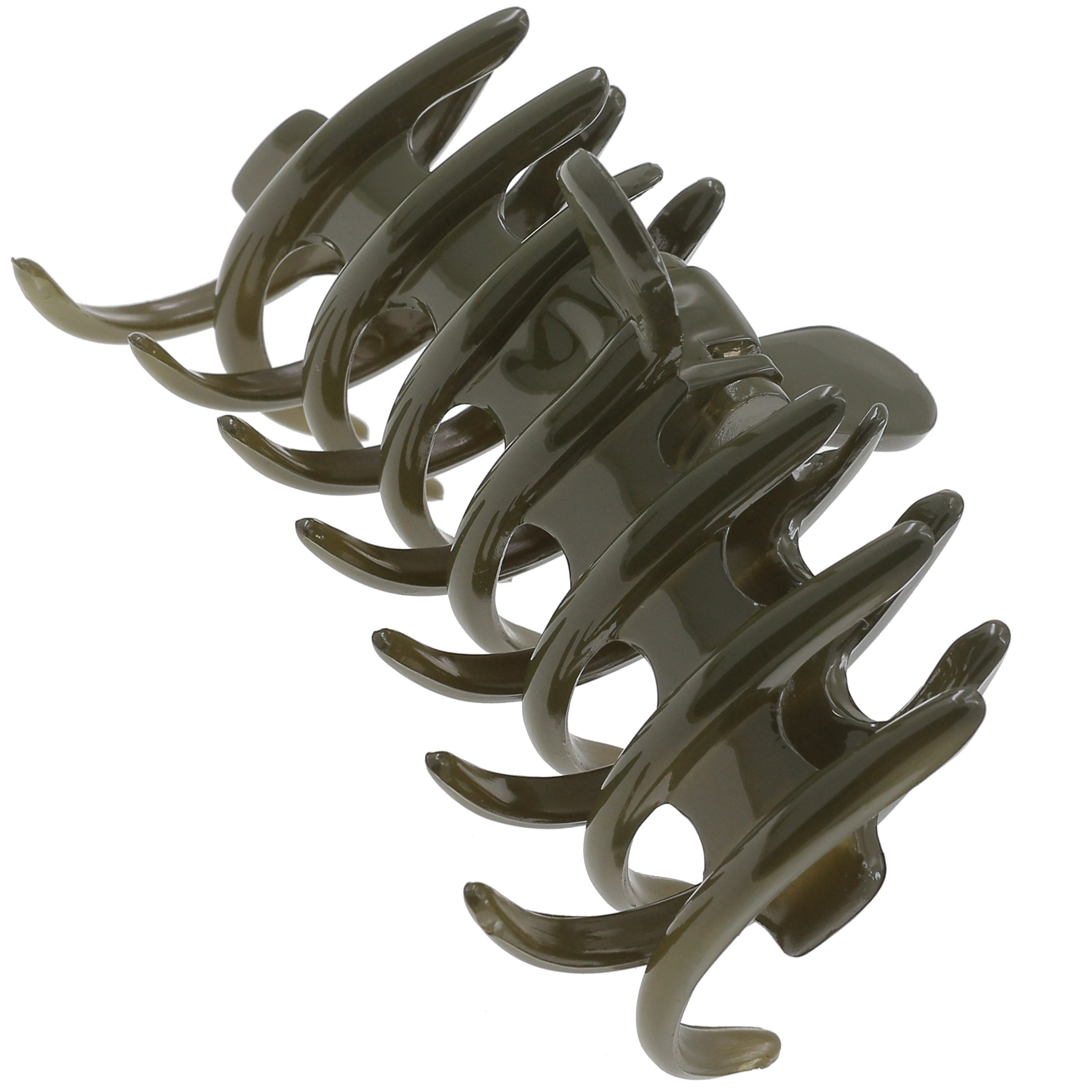 Camila Paris Coral French hair clip cellulose acetate