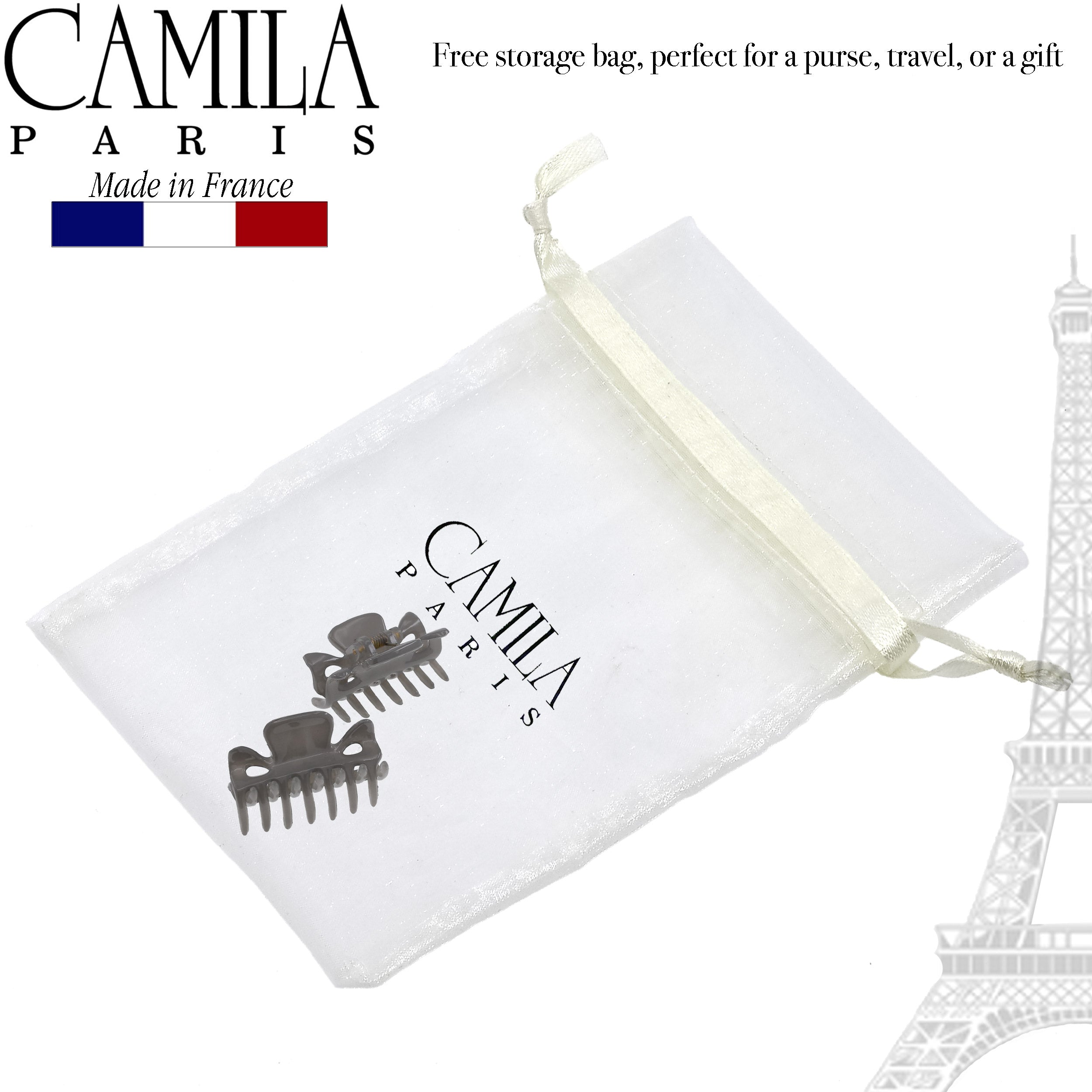 Camila Paris Elizabeth French hair clip cellulose acetate