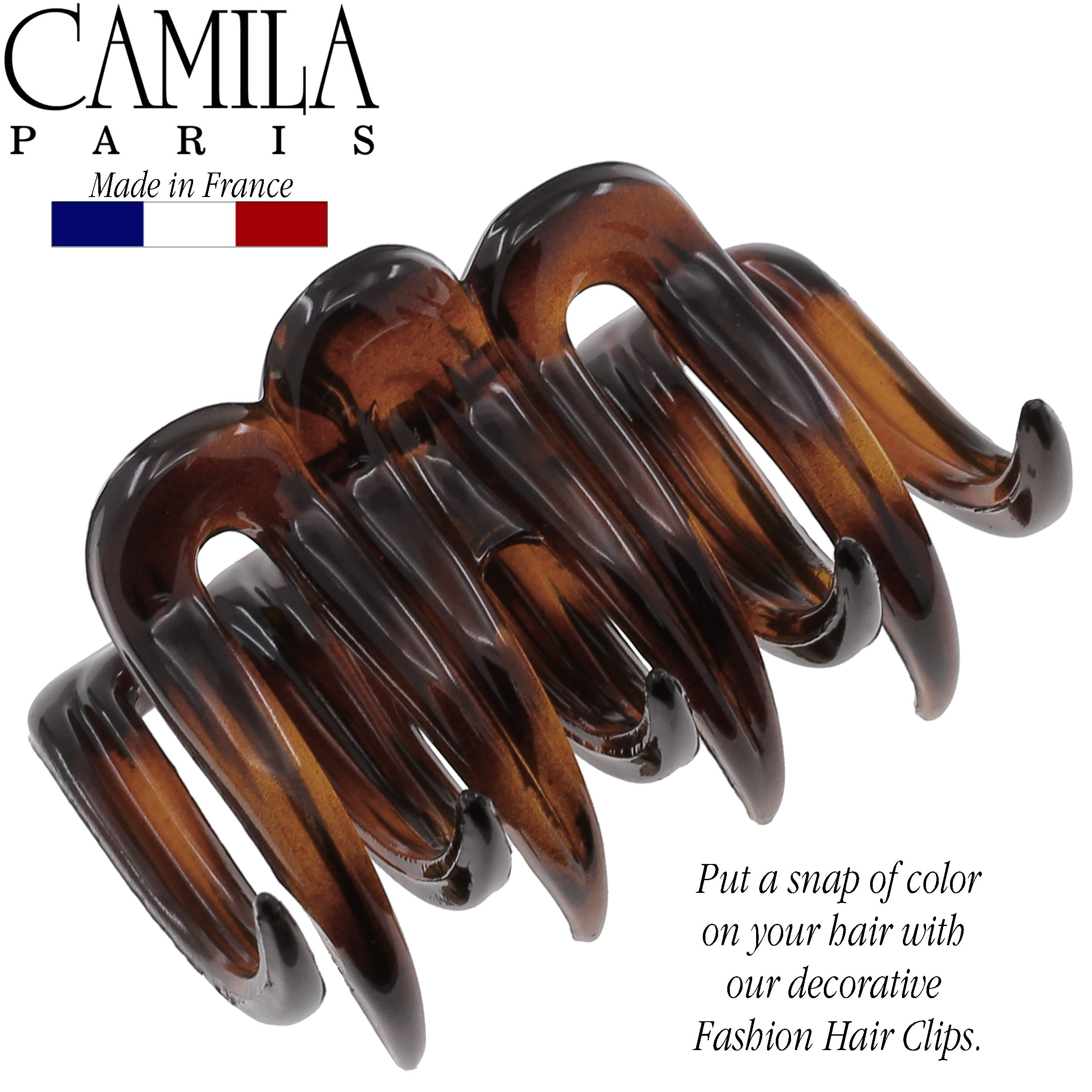 Camila Paris 2.5 Inch French hair clip cellulose acetate