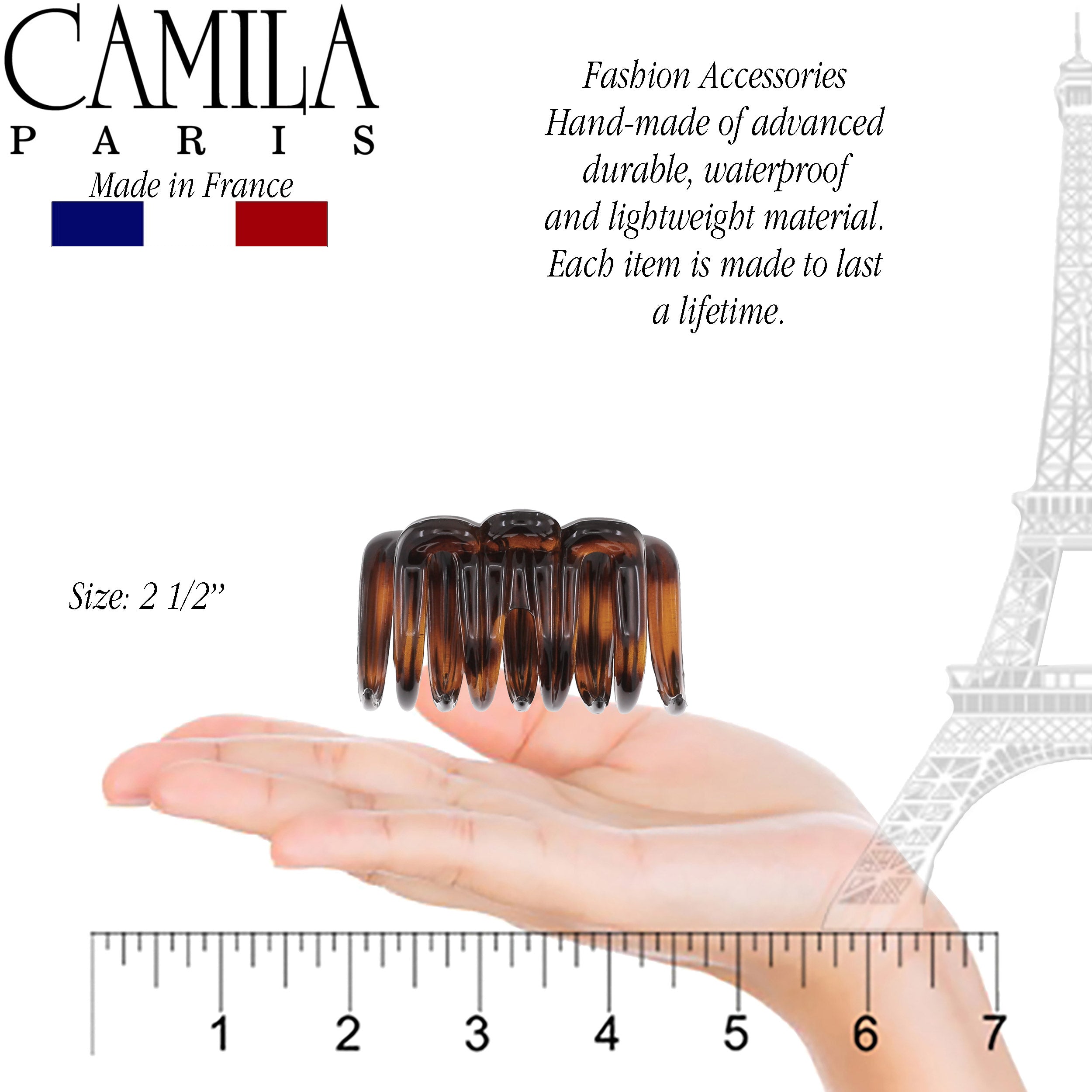 Camila Paris 2.5 Inch French hair clip cellulose acetate