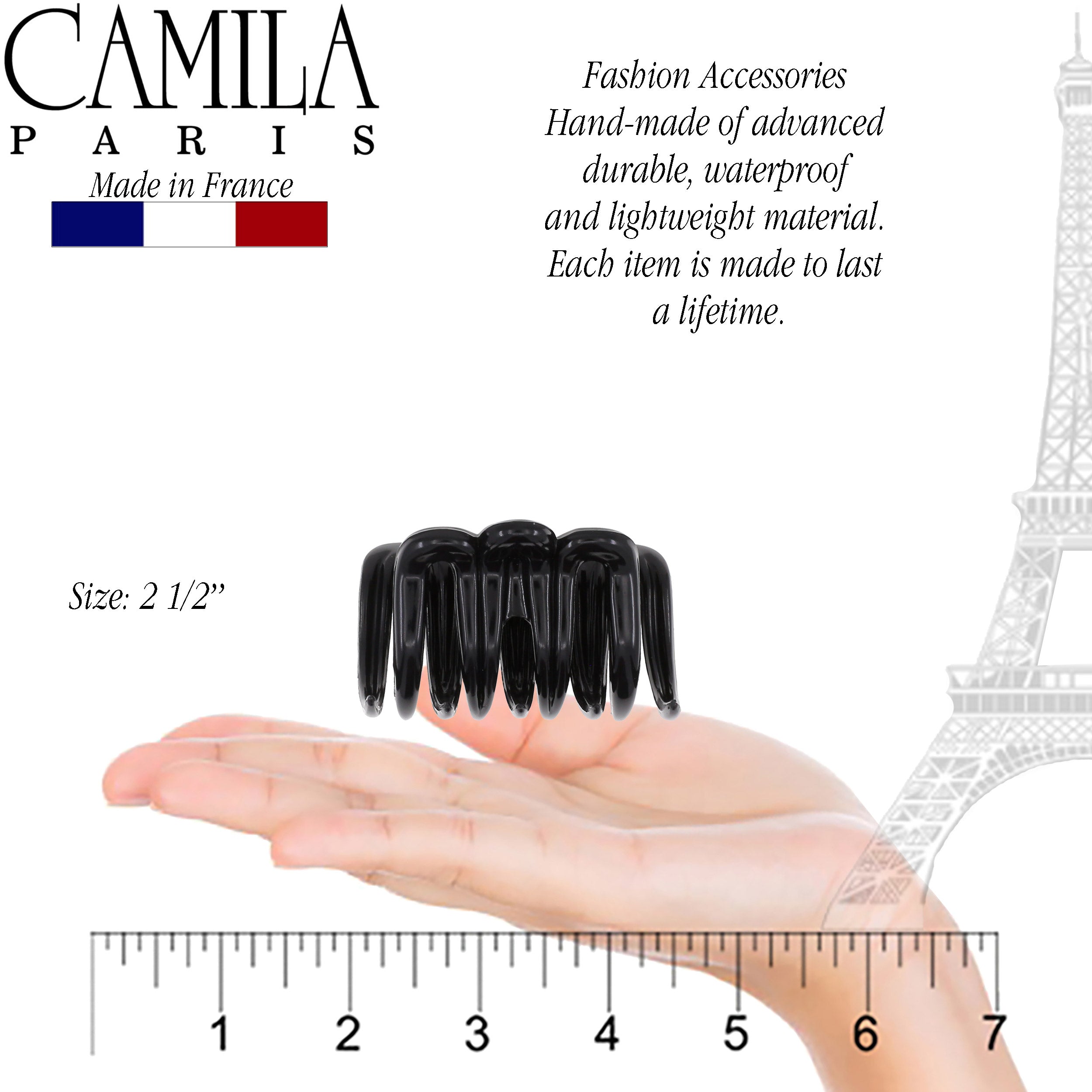 Camila Paris 4 Inch French hair clip cellulose acetate