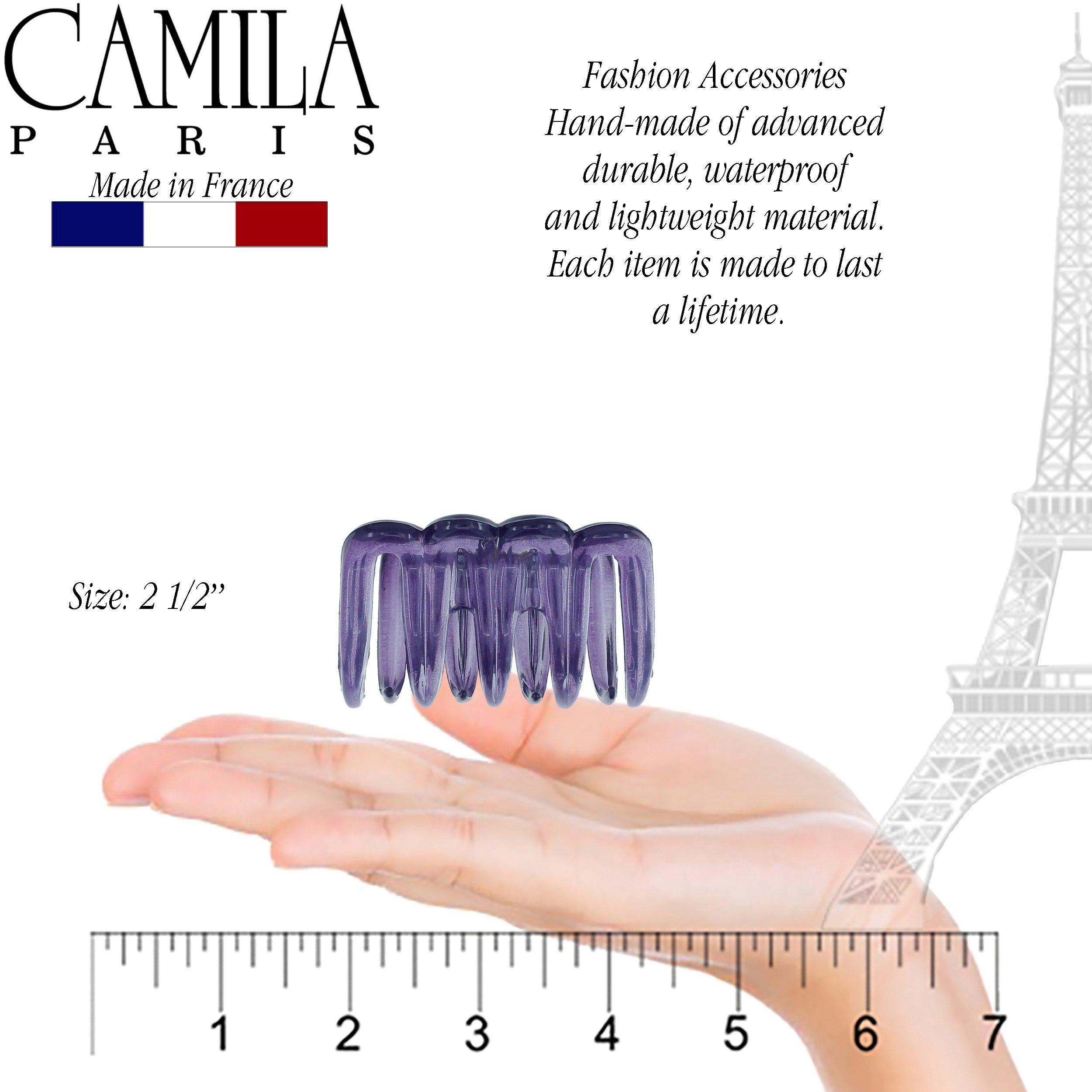 Camila Paris French hair clip cellulose acetate