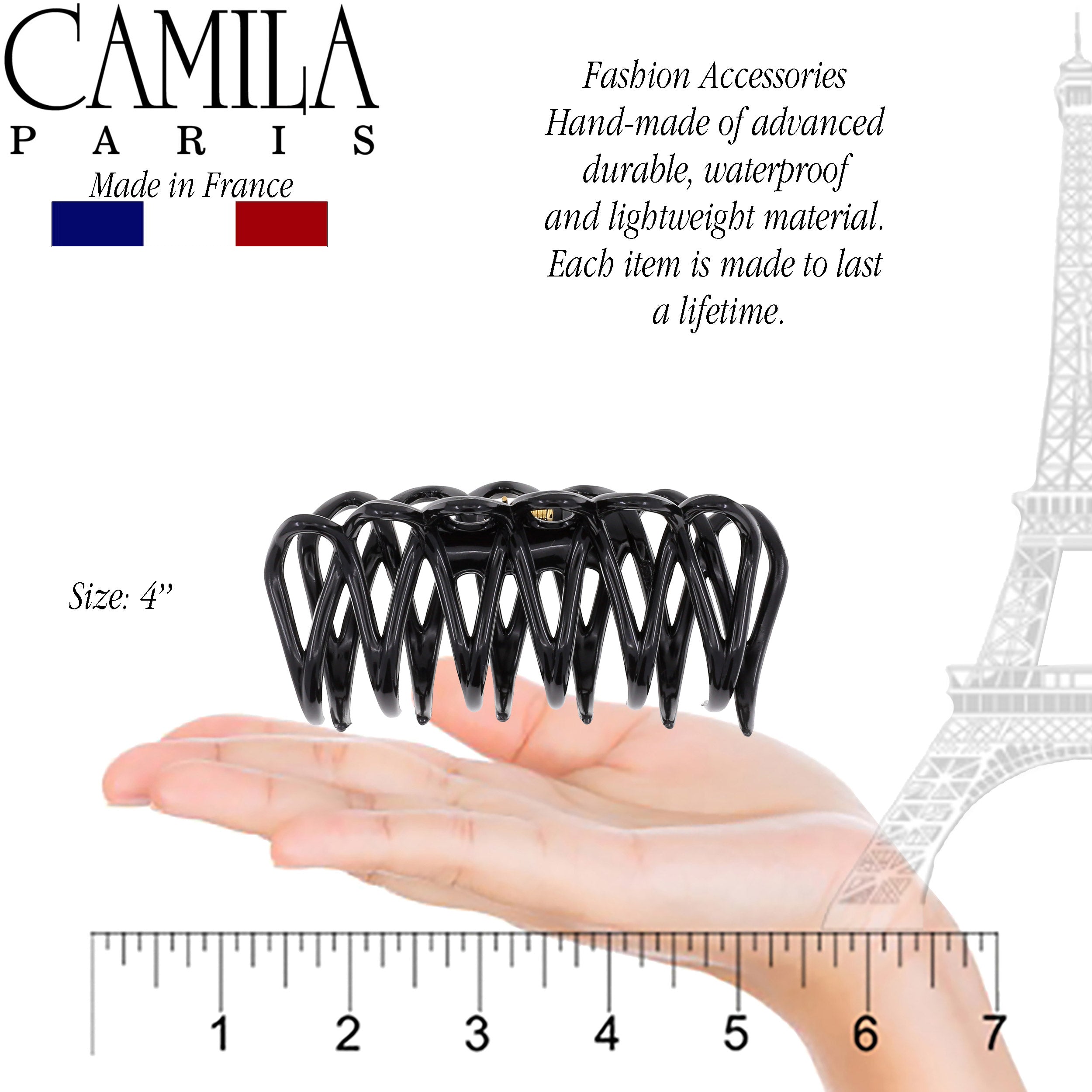 Camila Paris French hair clip cellulose acetate