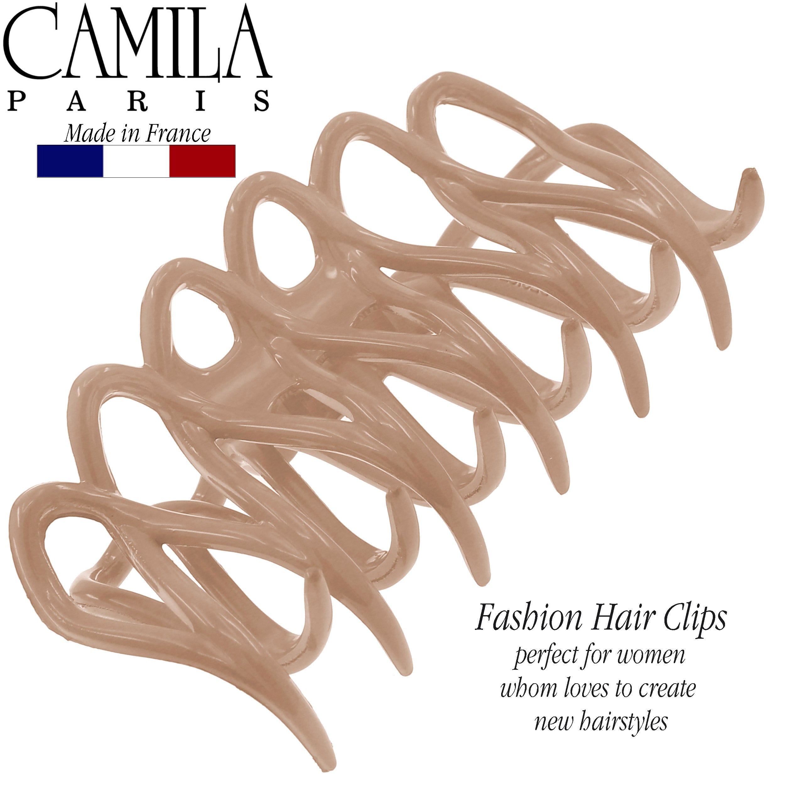 Camila Paris French hair clip cellulose acetate