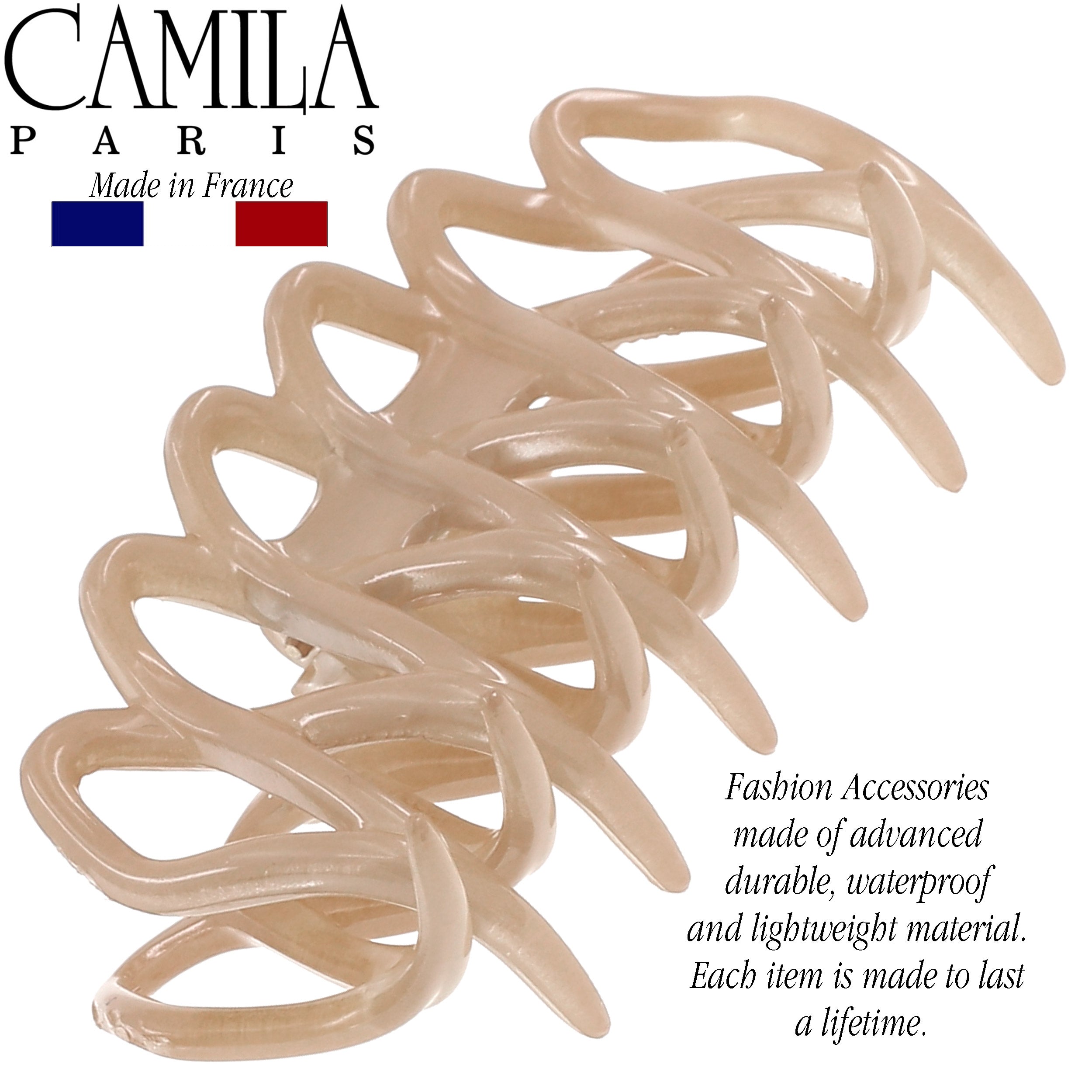 Camila Paris French hair clip cellulose acetate