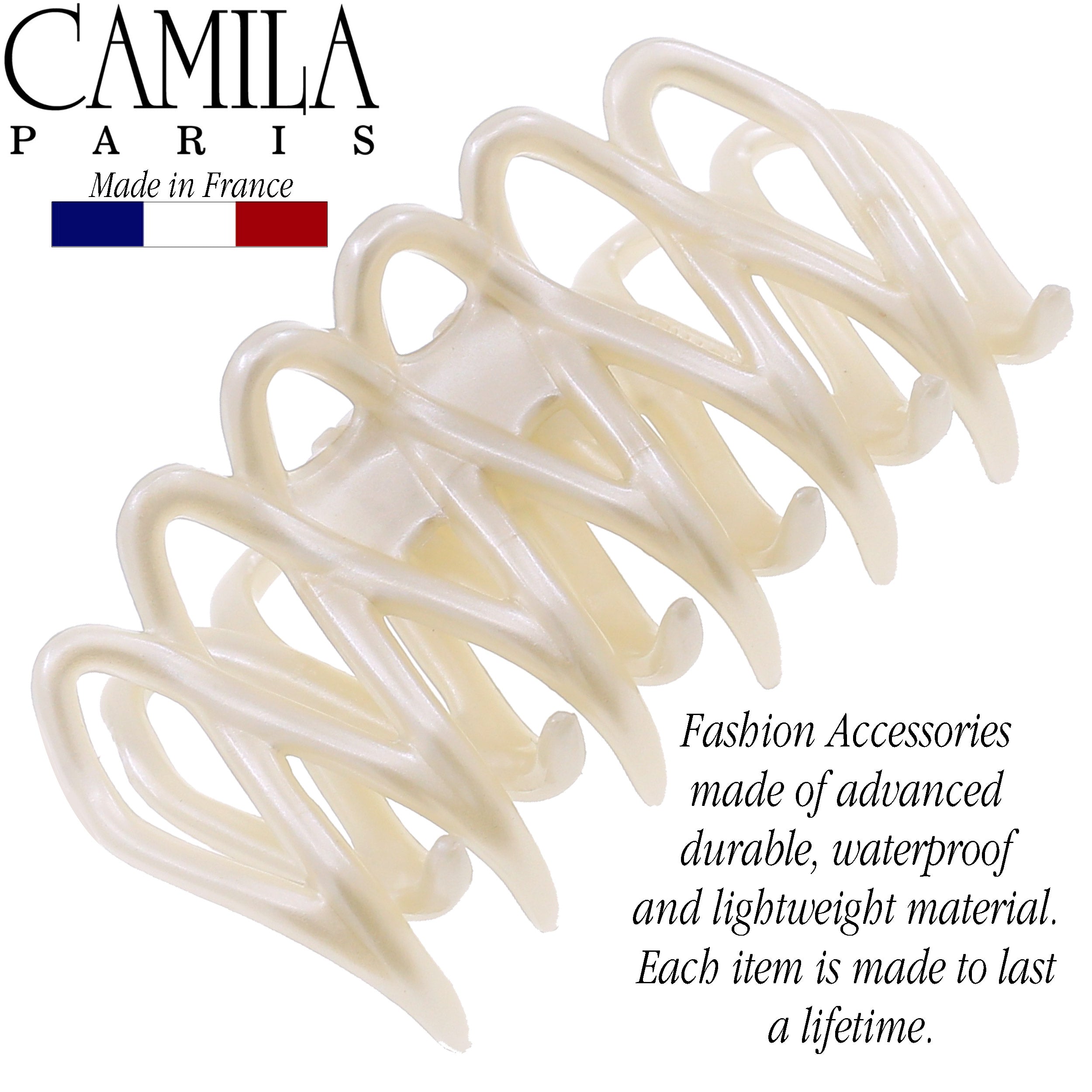 Camila Paris French hair clip cellulose acetate