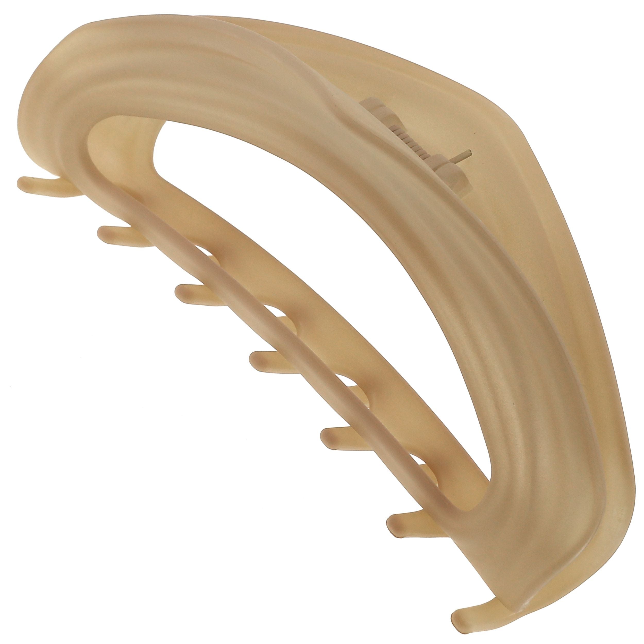 Camila Paris Beige French hair clip cellulose acetate