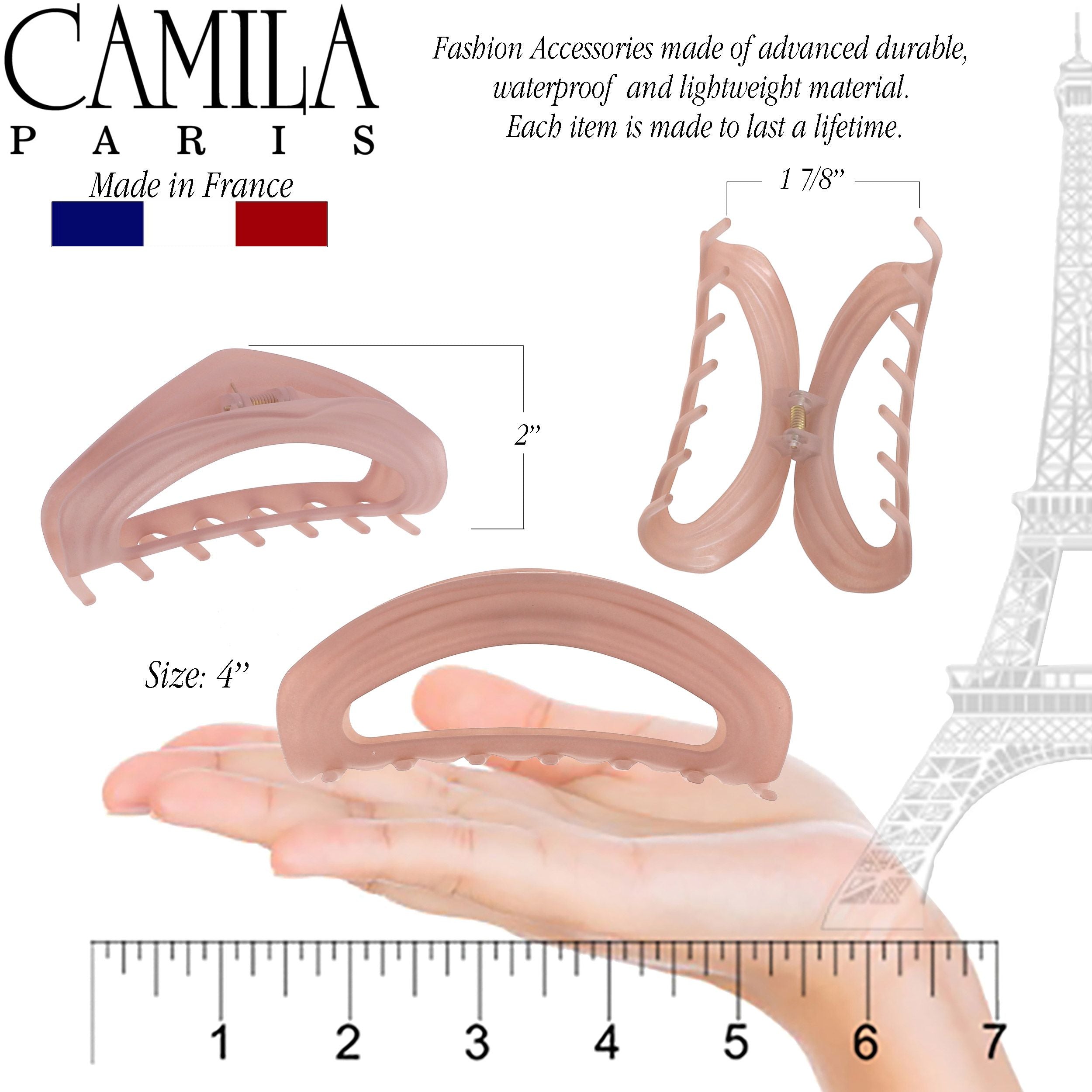Camila Paris French hair clip cellulose acetate