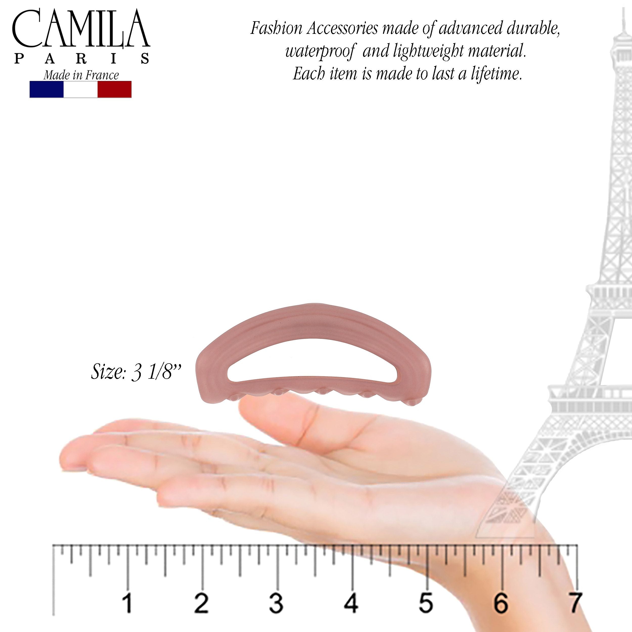 Camila Paris French hair clip cellulose acetate