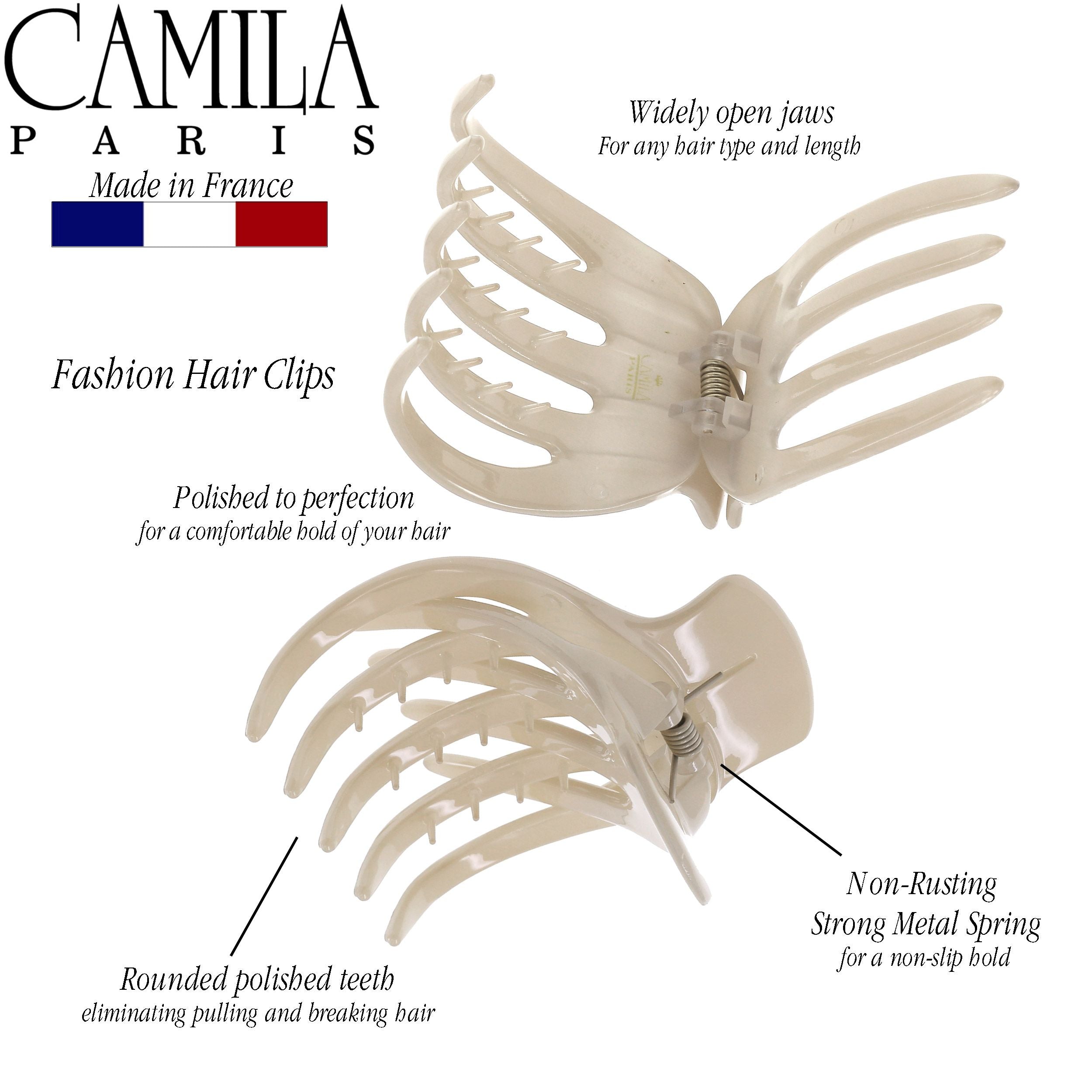 Camila Paris French hair clip cellulose acetate
