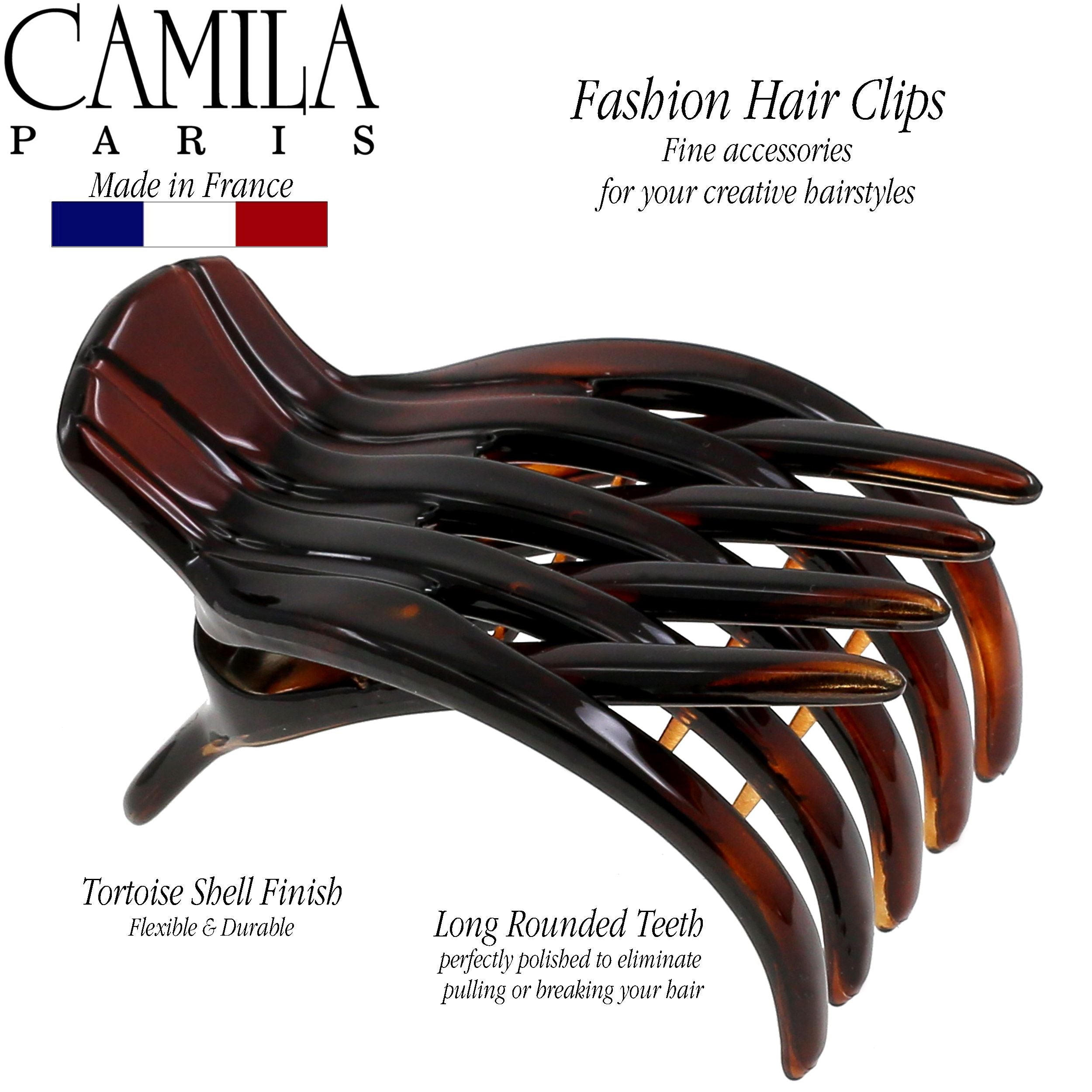 Camila Paris French hair clip cellulose acetate