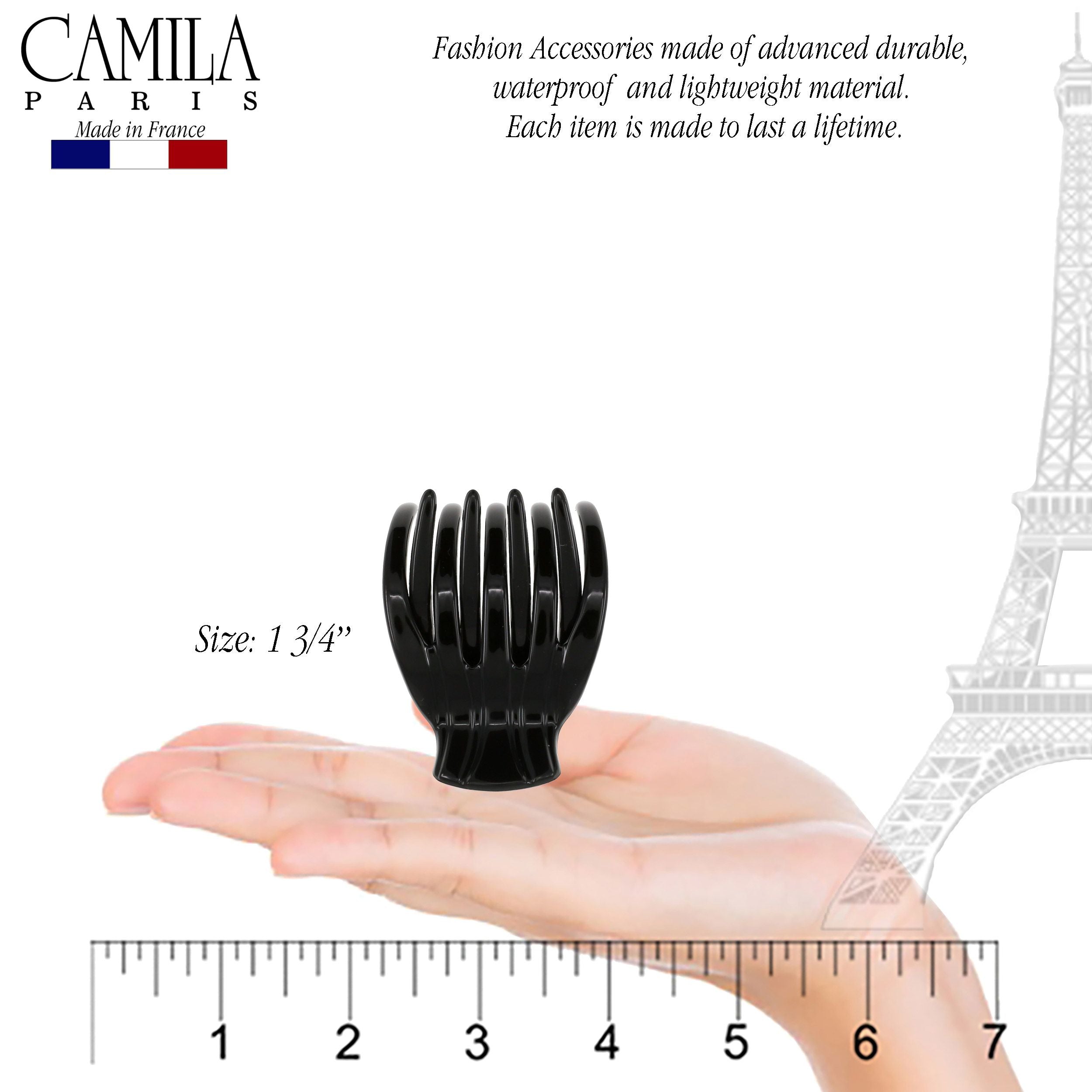 Camila Paris French hair clip cellulose acetate