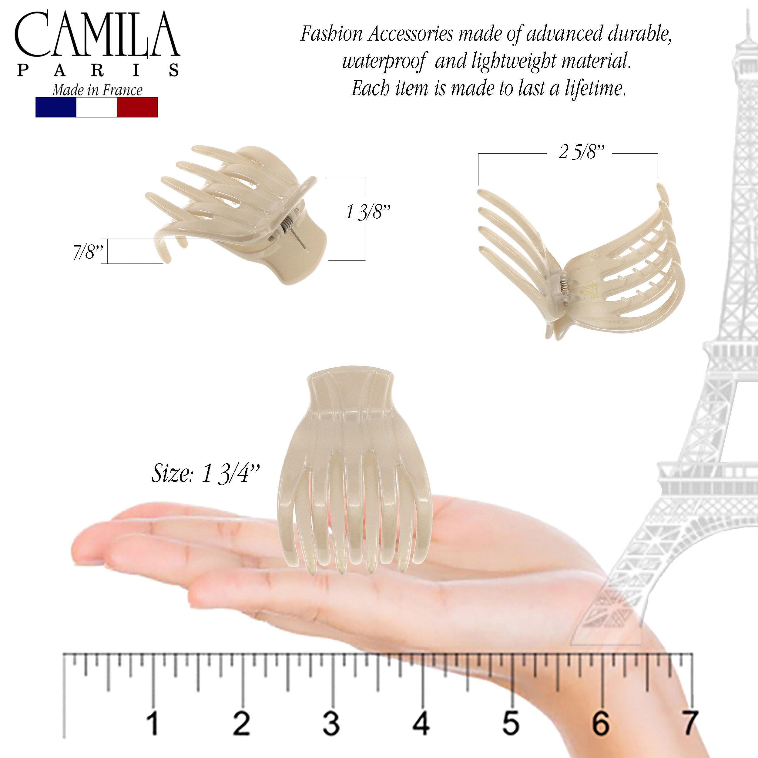 Camila Paris French hair clip cellulose acetate