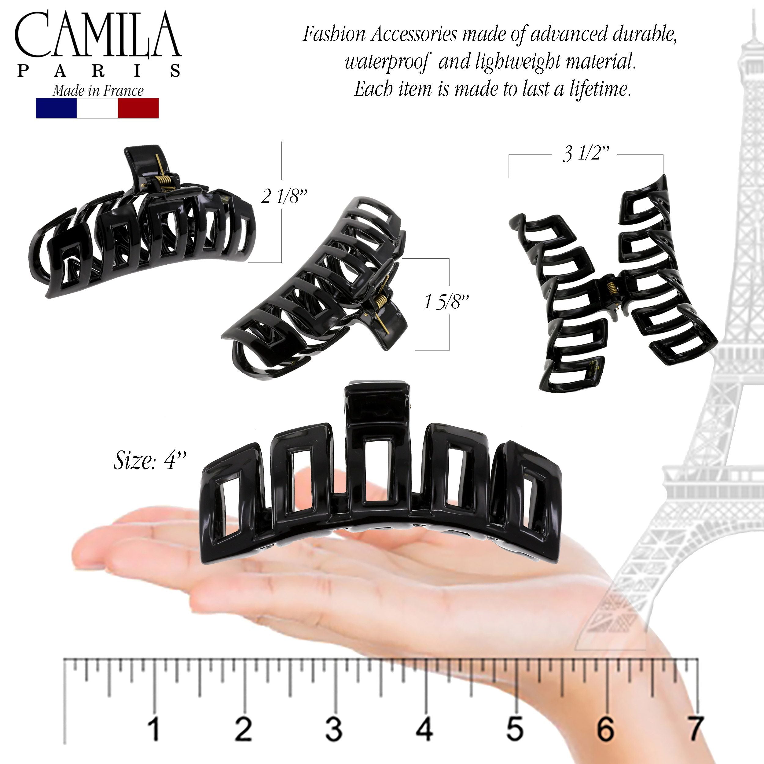 Camila Paris French hair clip cellulose acetate