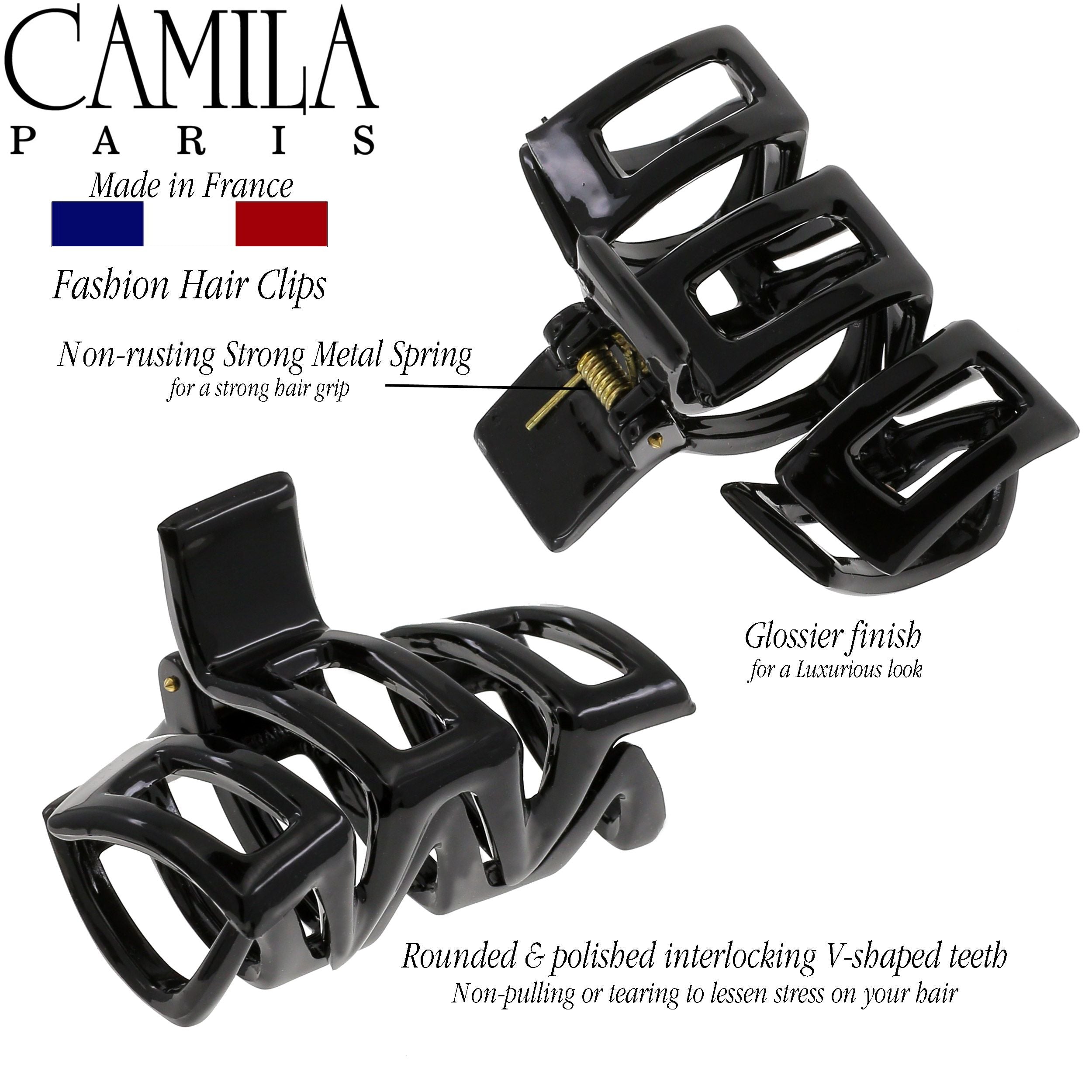 Camila Paris French hair clip cellulose acetate