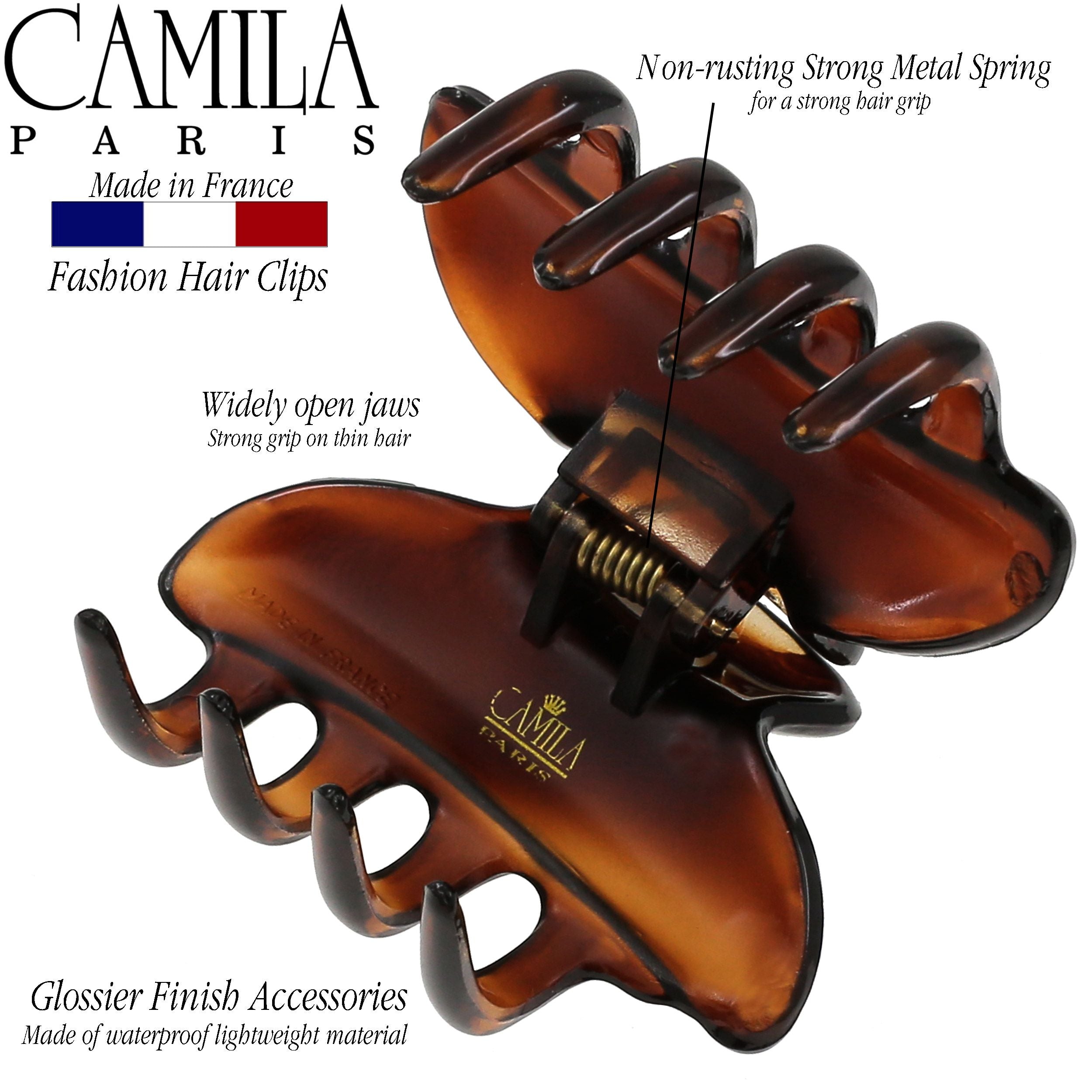 Camila Paris 1.5 Inch French hair clip cellulose acetate