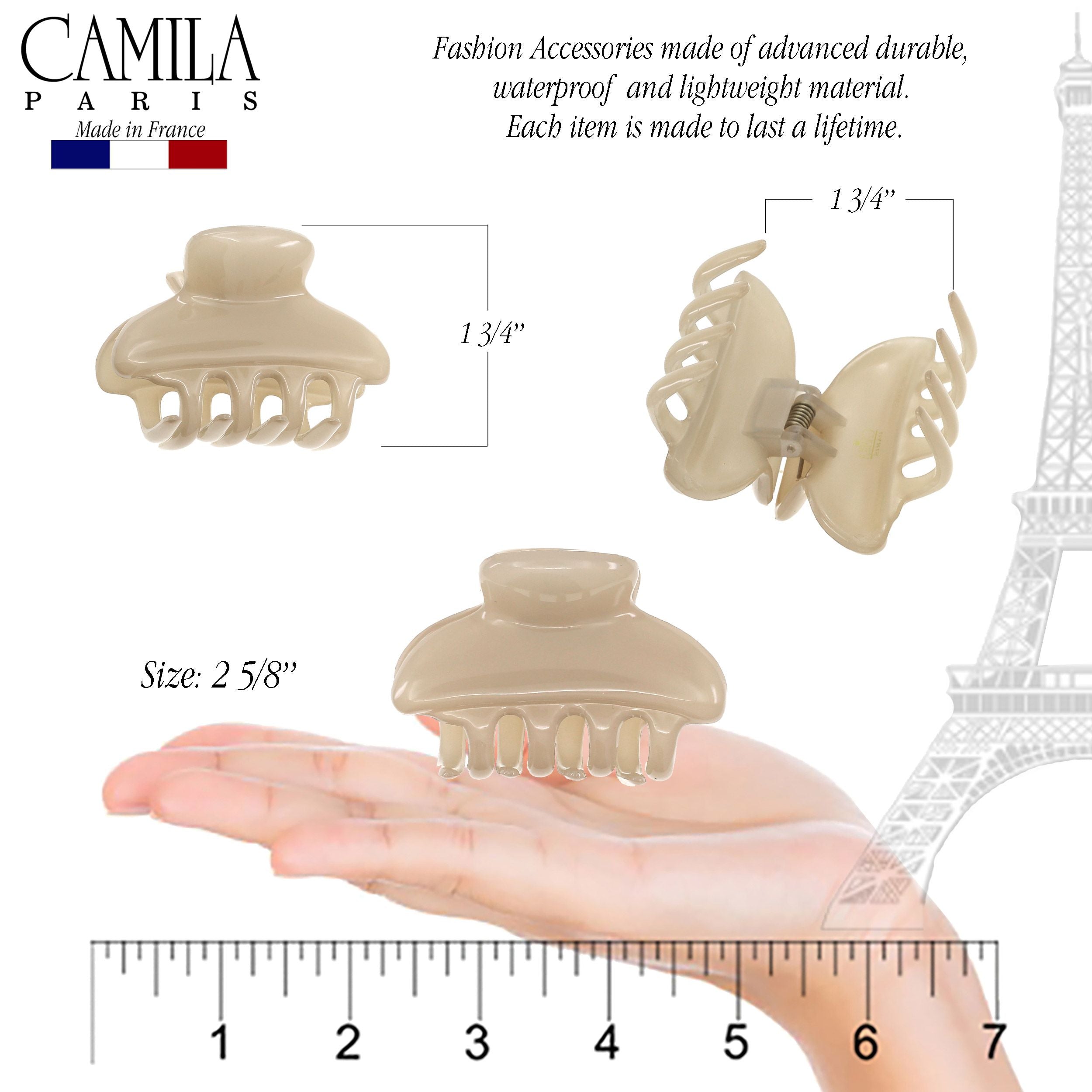 Camila Paris French hair clip cellulose acetate