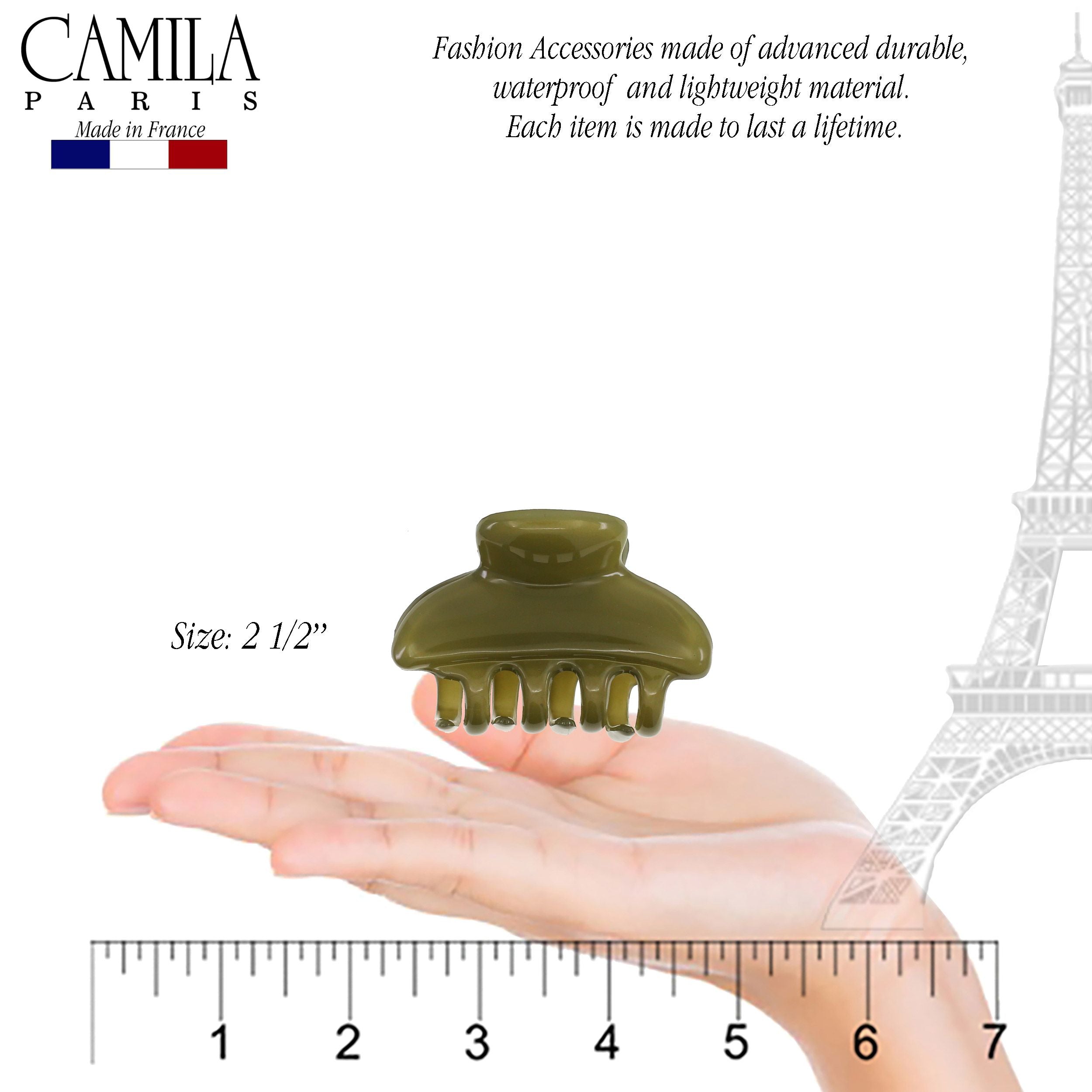 Camila Paris French hair clip cellulose acetate