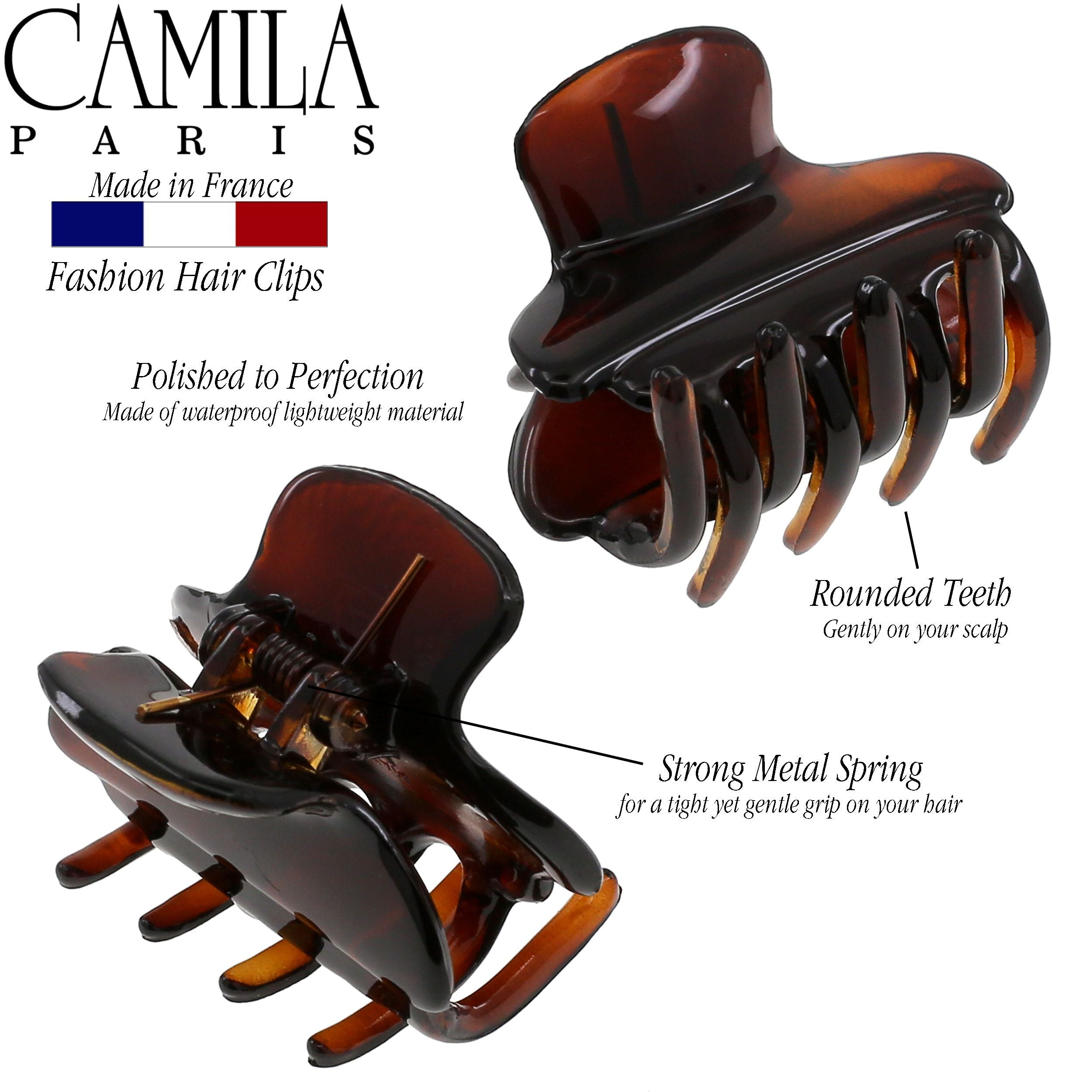 Camila Paris French hair clip cellulose acetate
