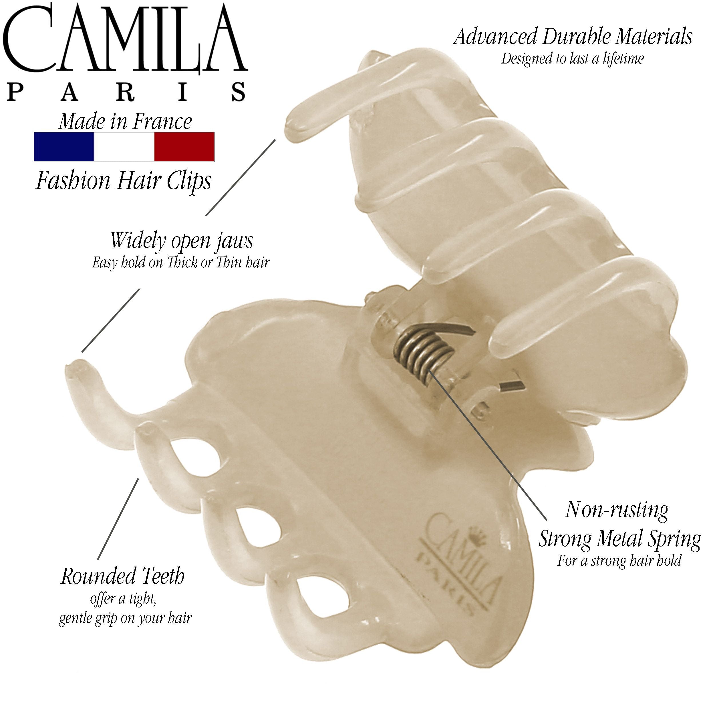 Camila Paris French hair clip cellulose acetate