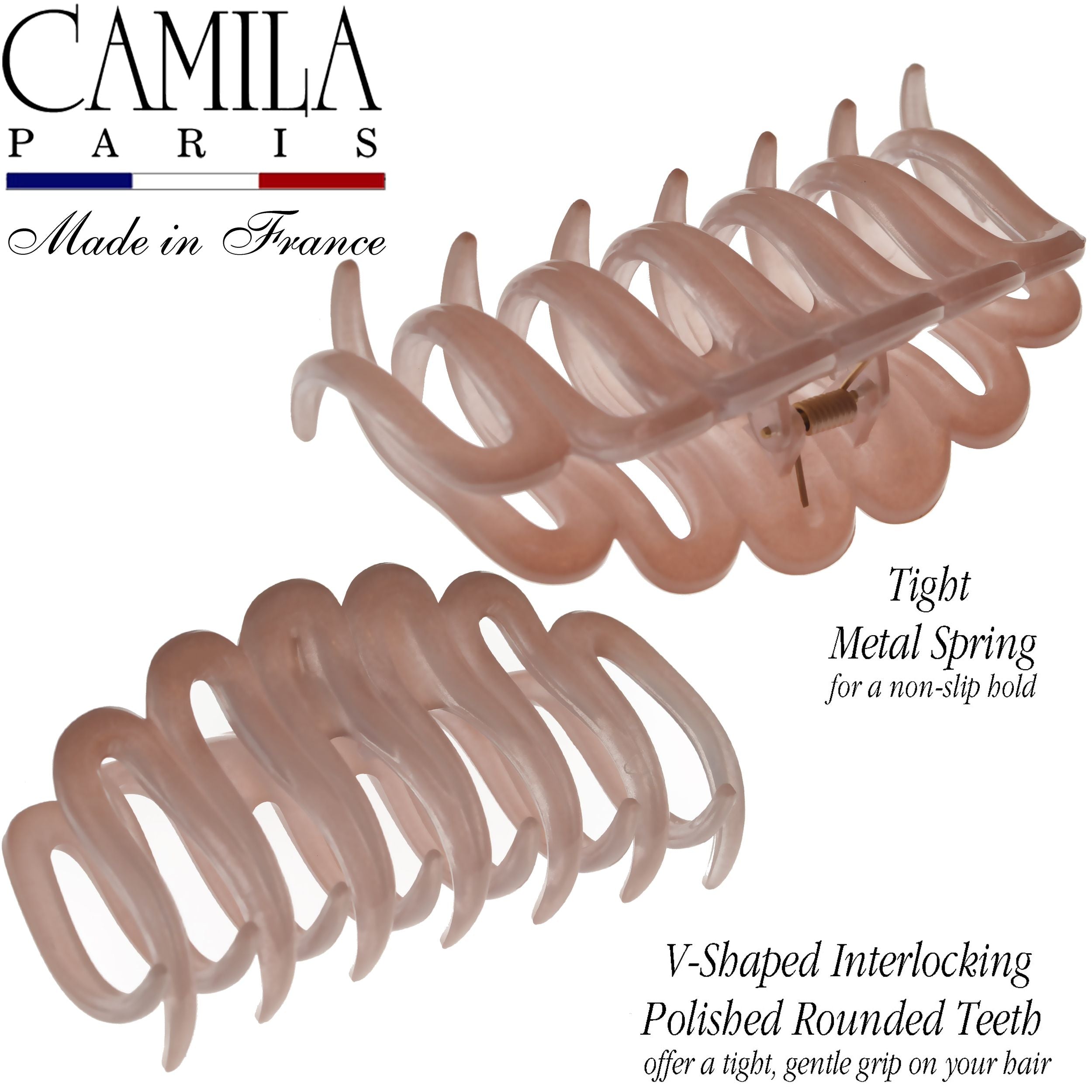 Camila Paris French hair clip cellulose acetate