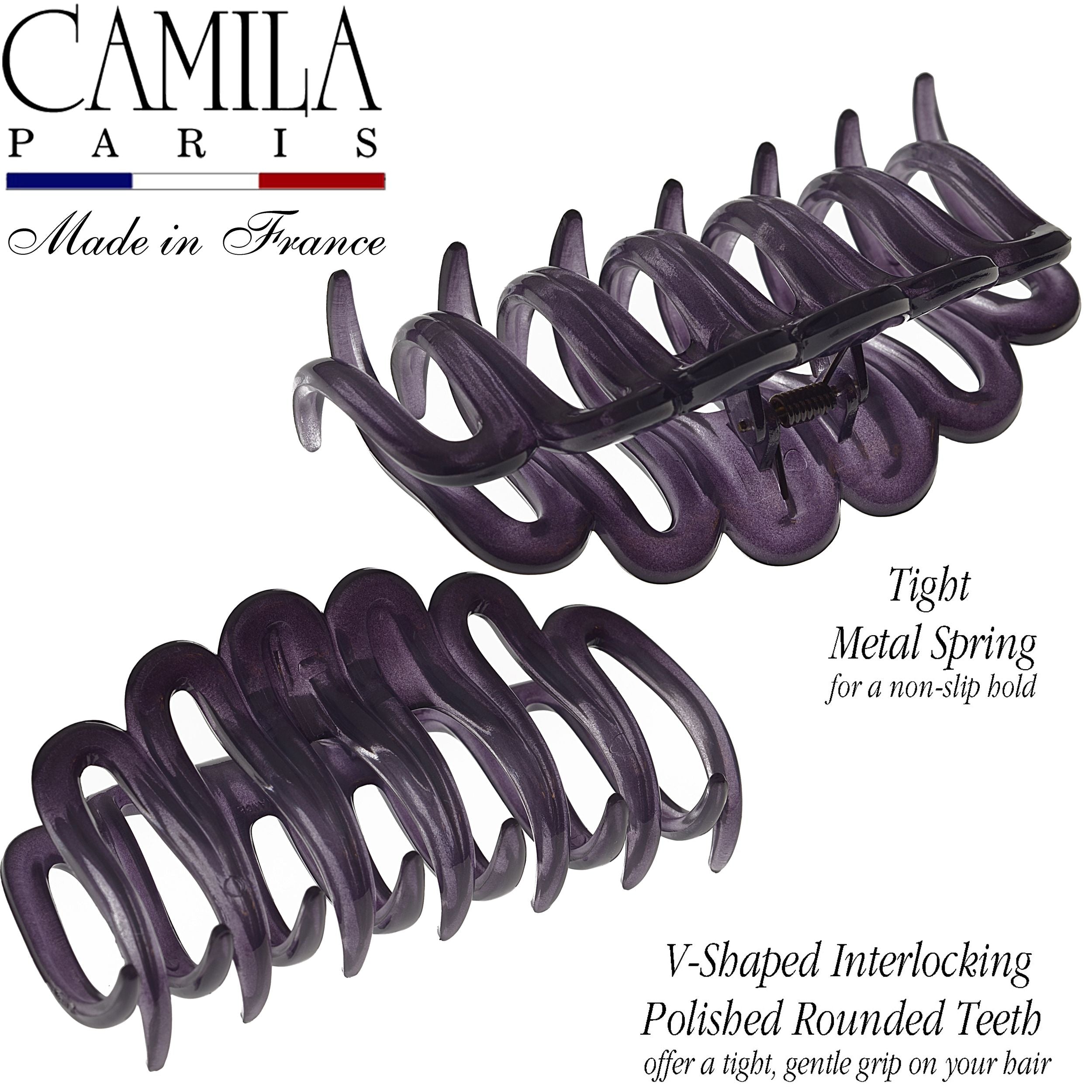 Camila Paris French hair clip cellulose acetate