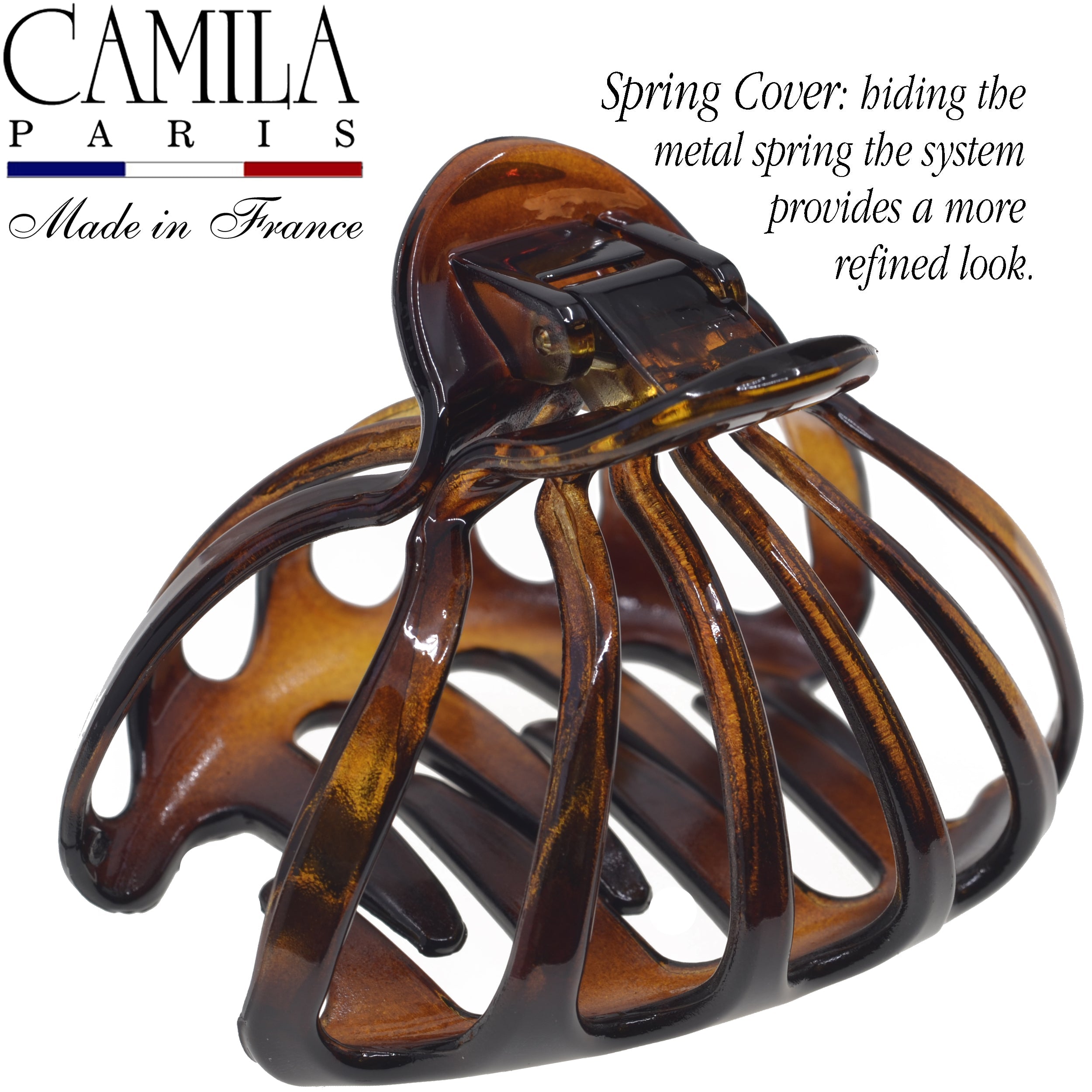 Camila Paris French claw clip cellulose acetate